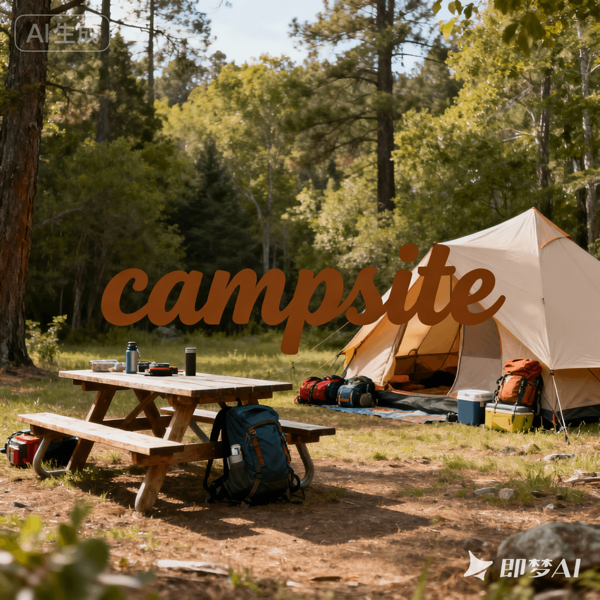 campsite是什么意思_campsite怎么读_音标ˈkæmpsaɪt