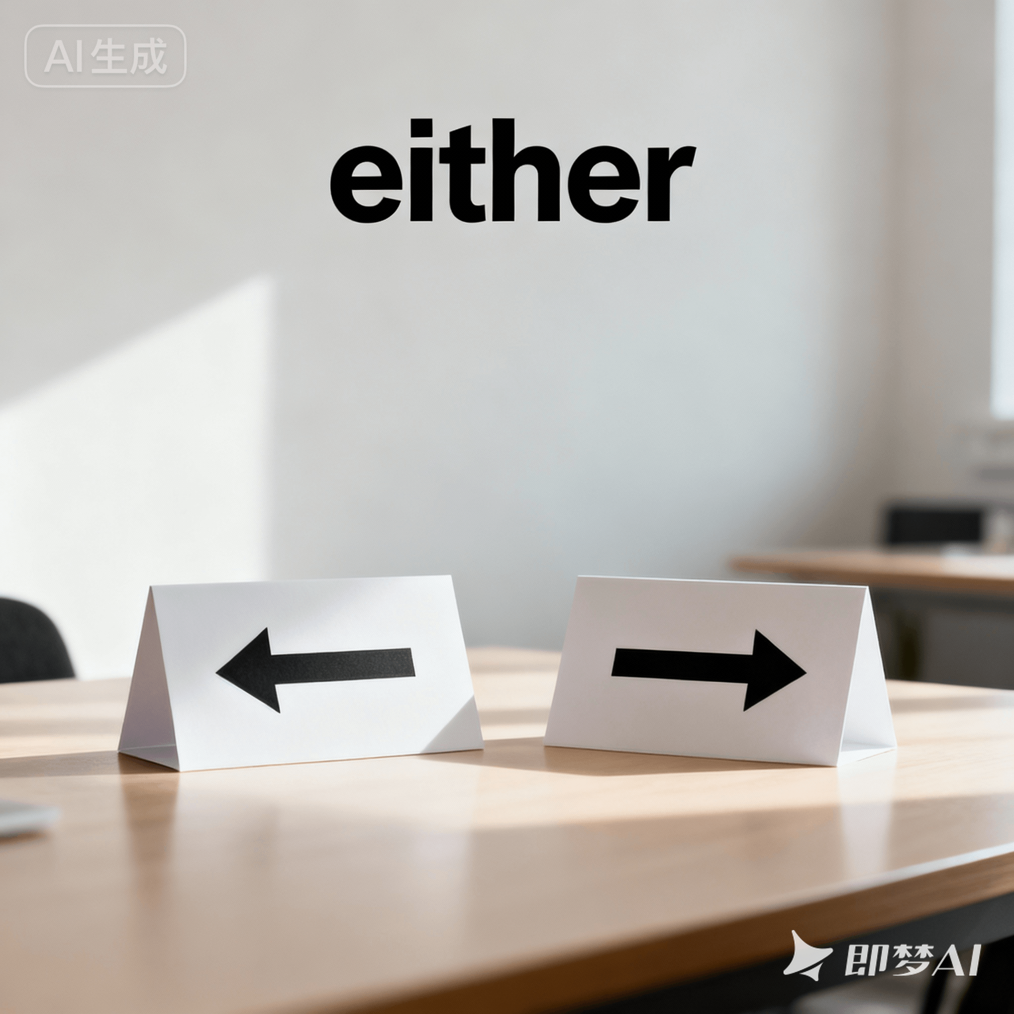 either是什么意思_either怎么读_音标ˈaɪðə(r)