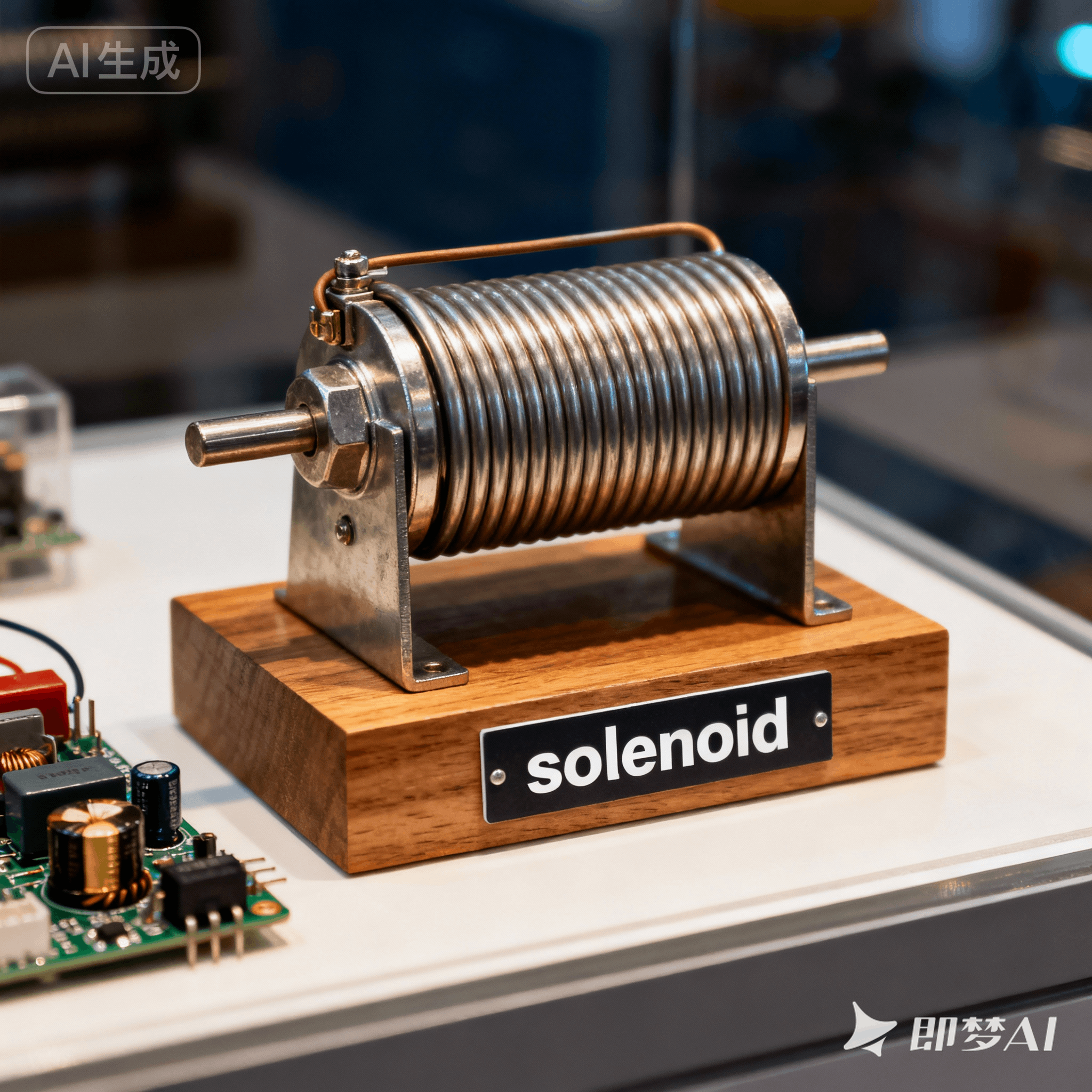 solenoid是什么意思_solenoid怎么读_音标ˈsɒlənɒɪd