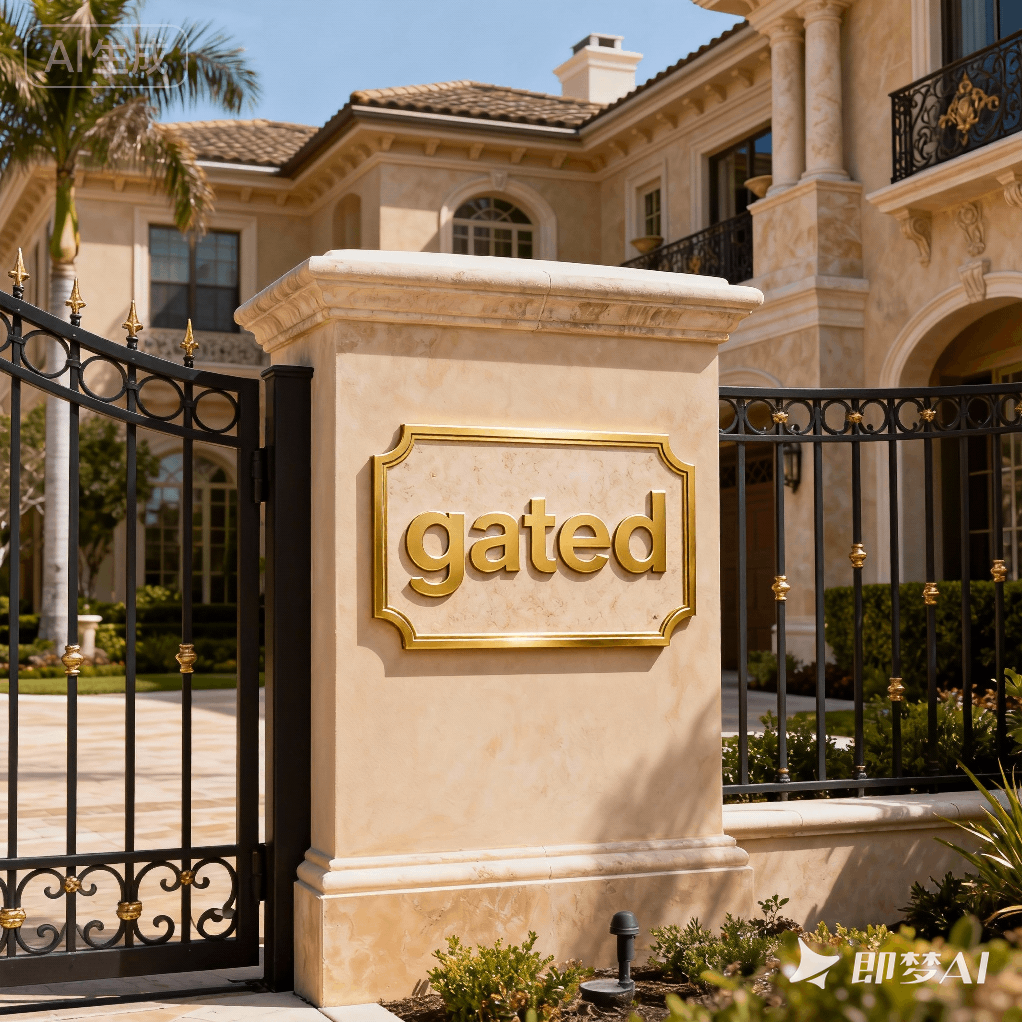 gated是什么意思_gated怎么读_音标'ɡeitid