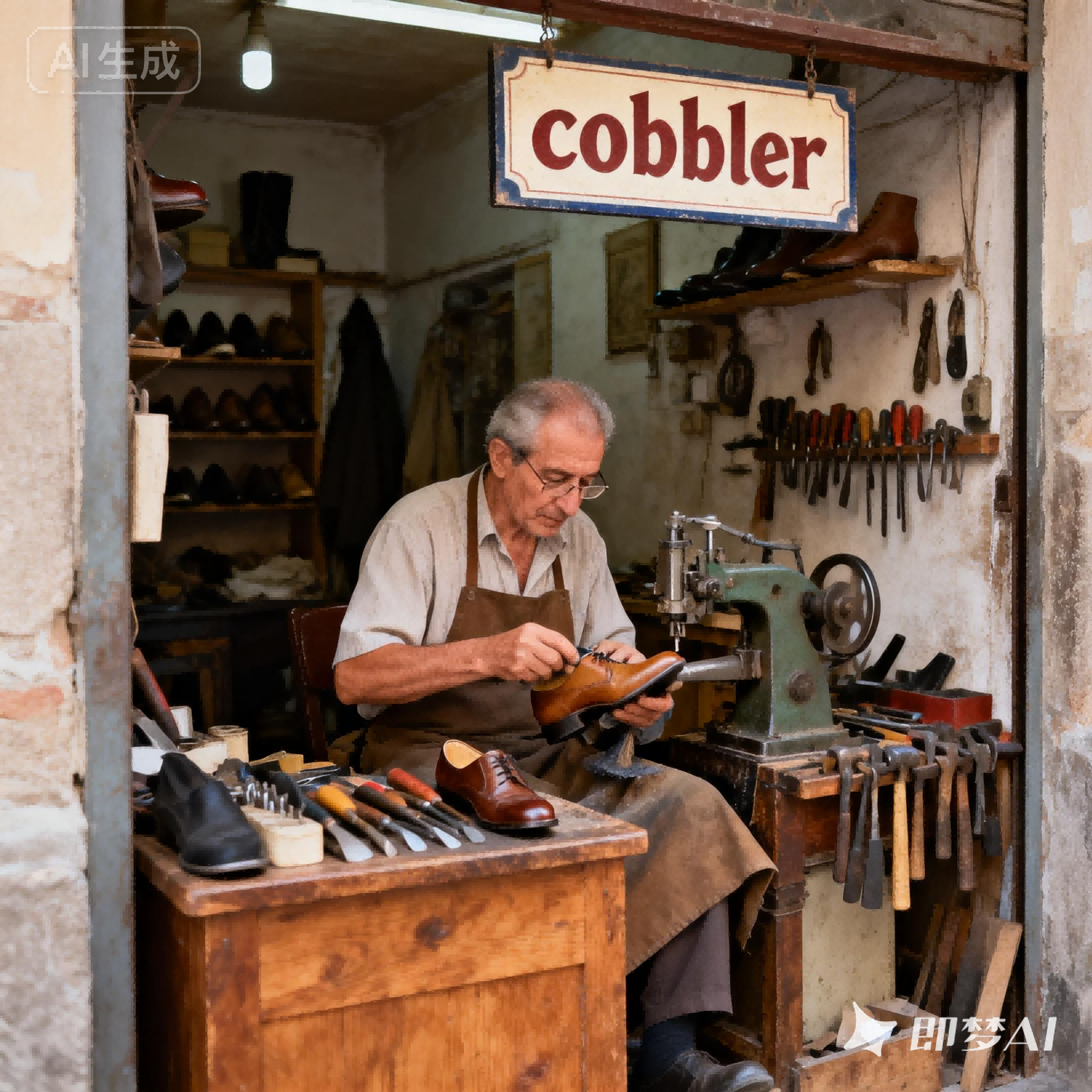 cobbler是什么意思_cobbler怎么读_音标ˈkɒblə(r)