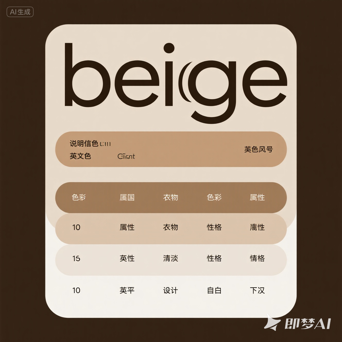 beige 是什么意思_beige 怎么读_音标 beɪʒ