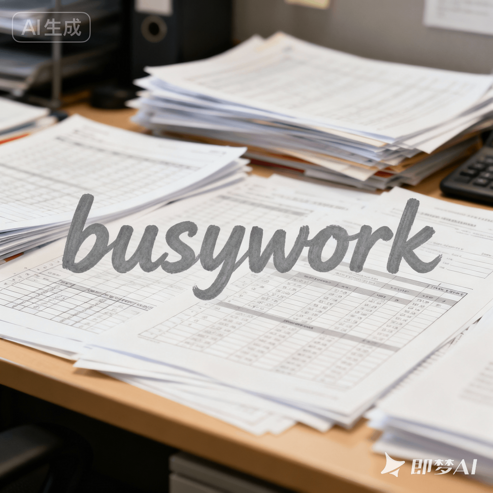 busywork是什么意思_busywork怎么读_音标ˈbɪzɪwɜ-k