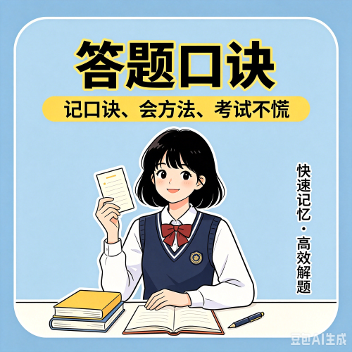 初中英语答题技巧口诀