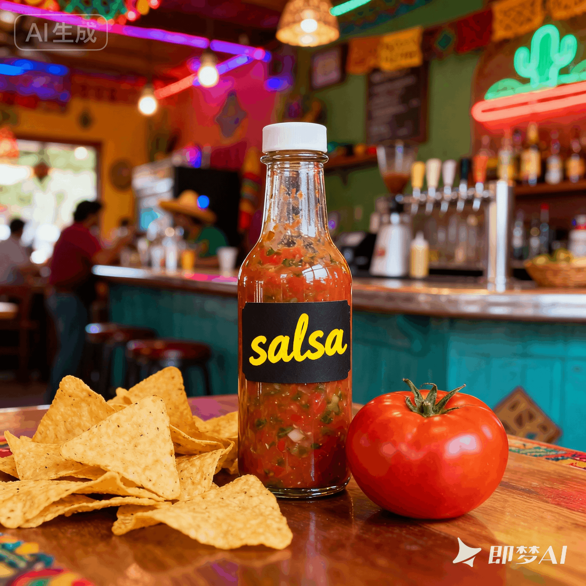 salsa是什么意思_salsa怎么读_音标'sælsə