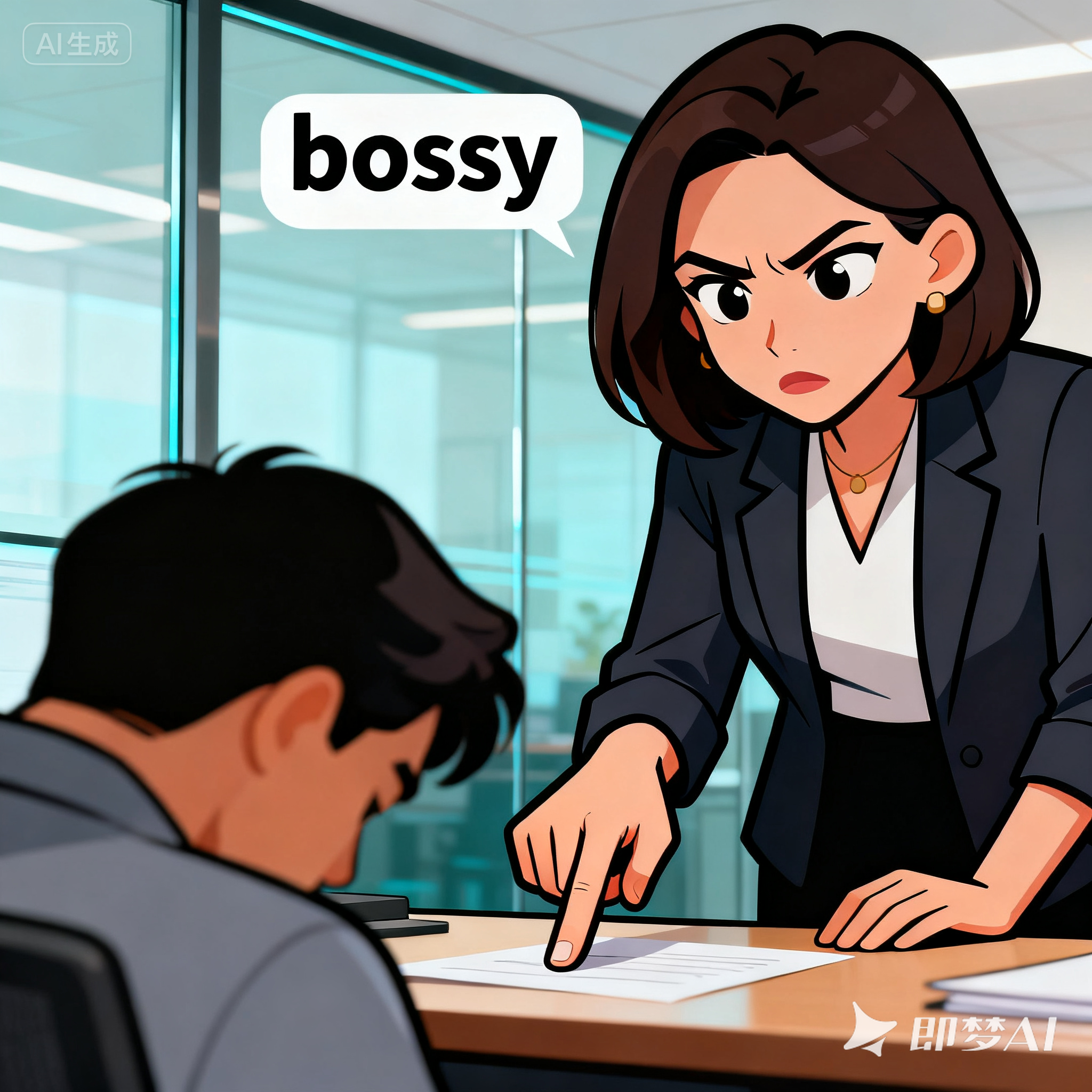 bossy是什么意思_bossy怎么读_音标'bɒsɪ