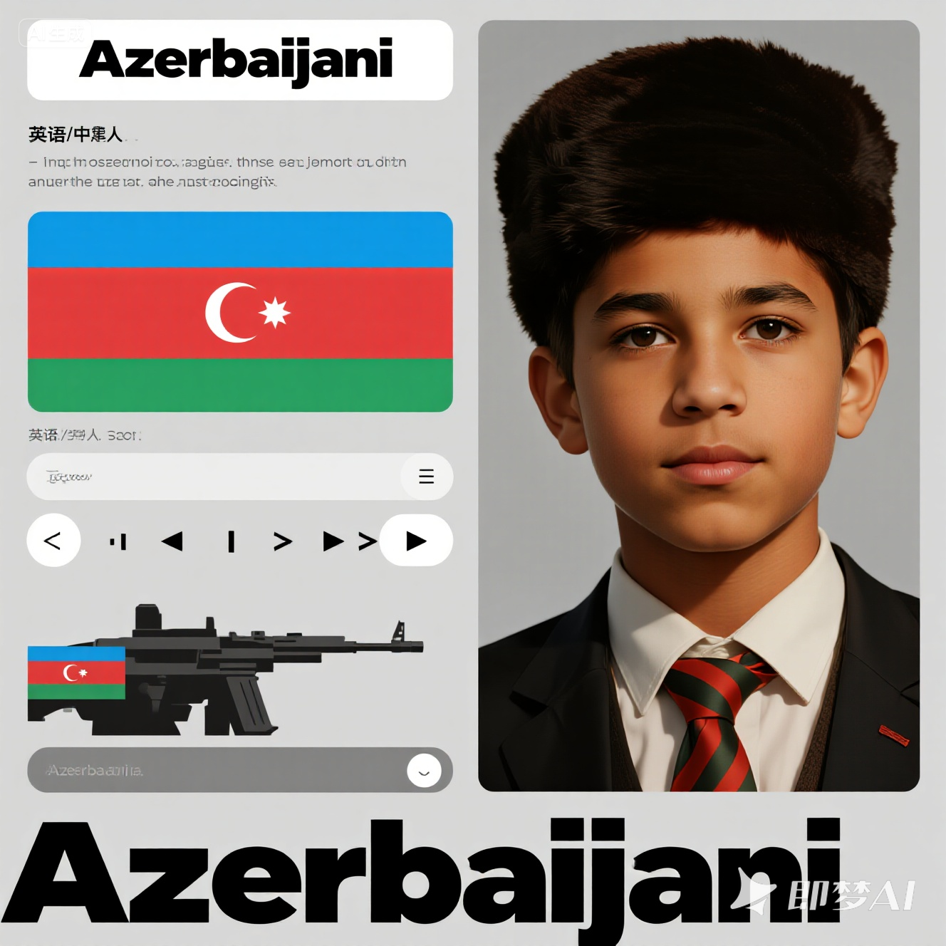 Azerbaijani 是什么意思_Azerbaijani 怎么读_音标ˌæzəbaɪ'dʒɑ-nɪ