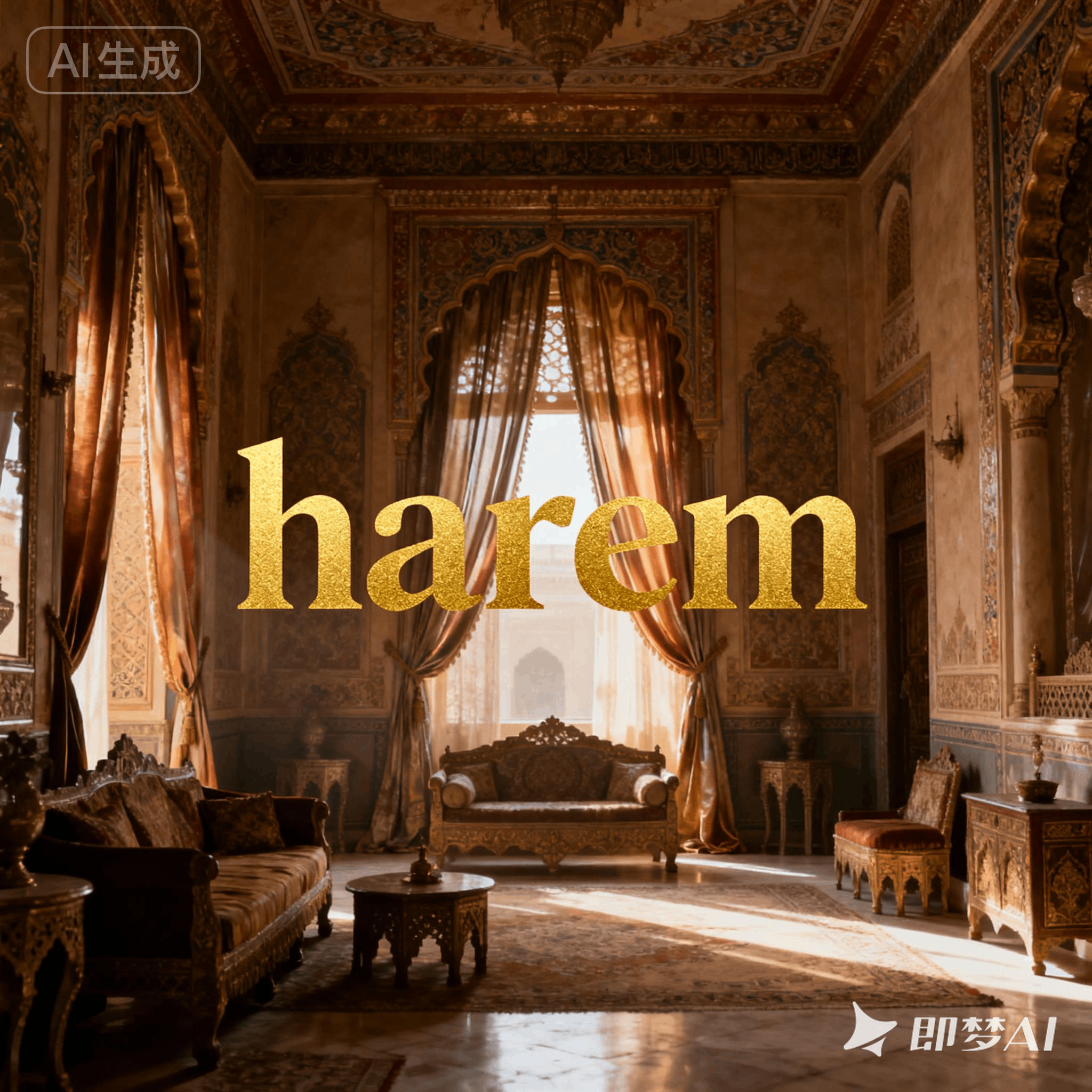 harem是什么意思_harem怎么读_音标ˈhɑ-ri-m