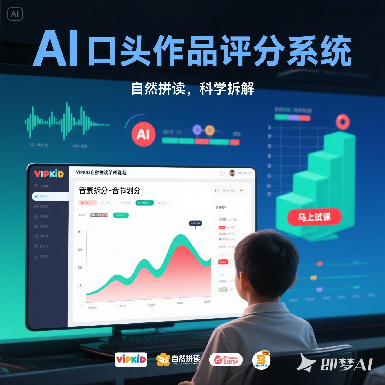 VIPKID 自然拼读：阶梯课程 + AI 破解难题