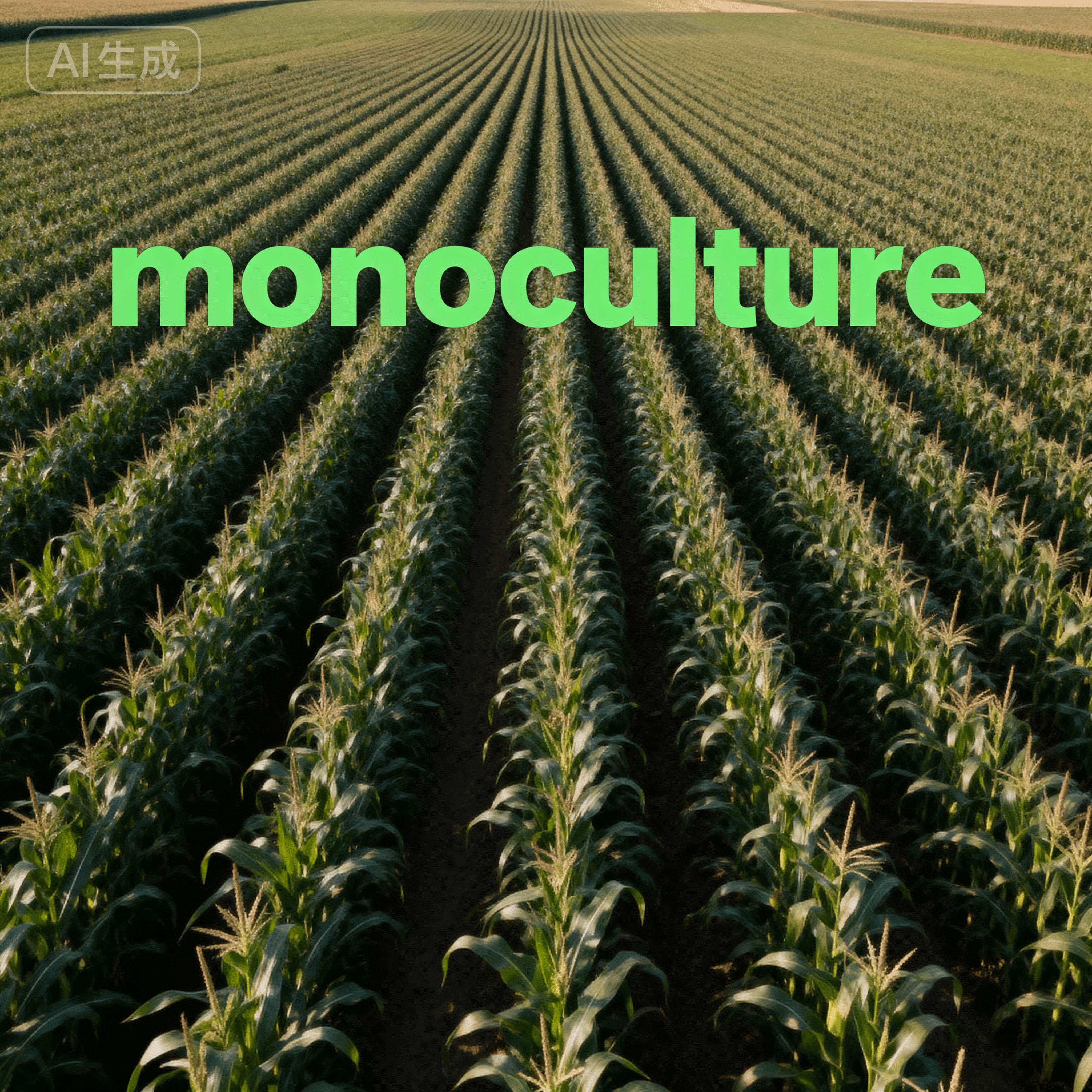 monoculture是什么意思_monoculture怎么读_音标ˈmɒnəkʌltʃə(r)