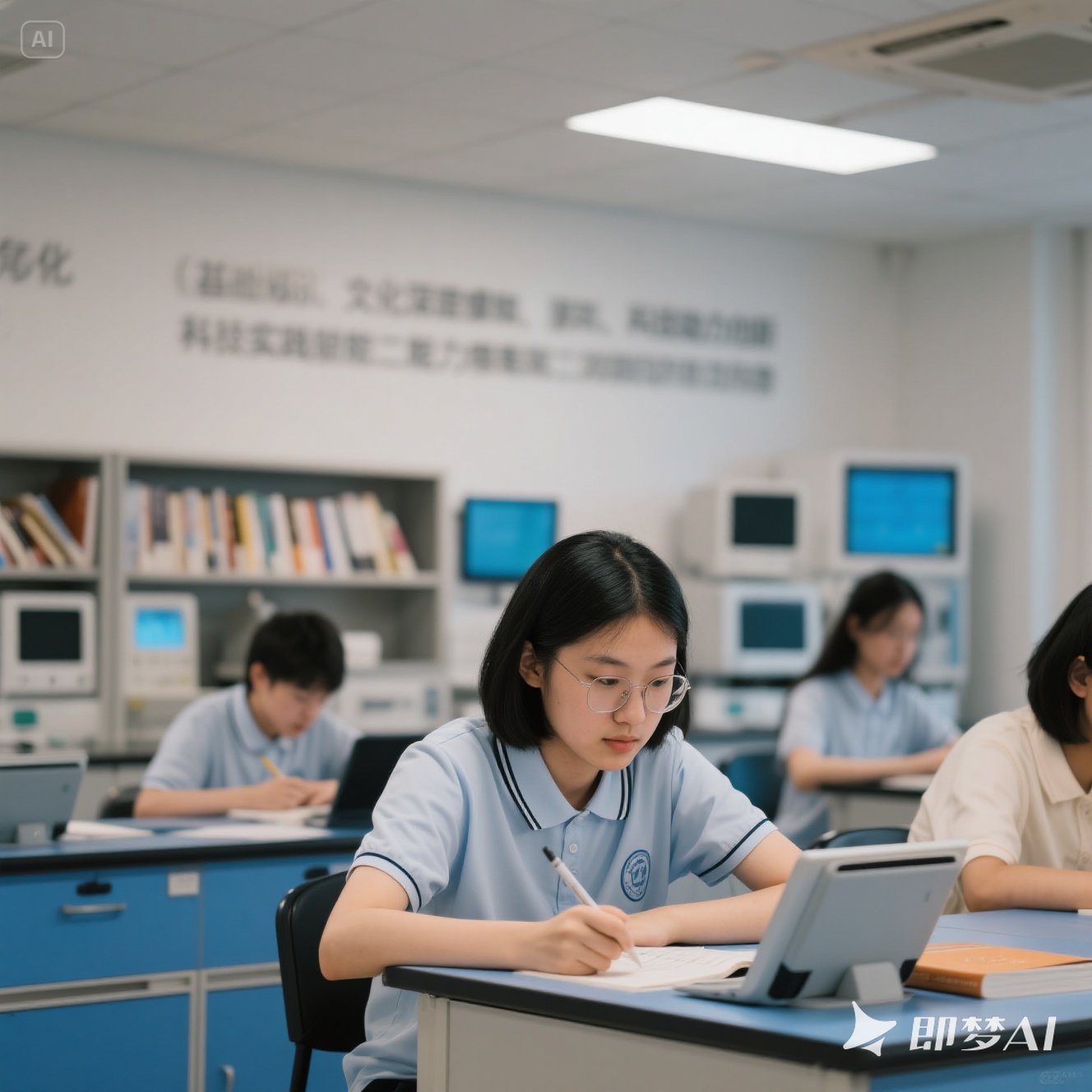 在英语实验室中可以学习什么？