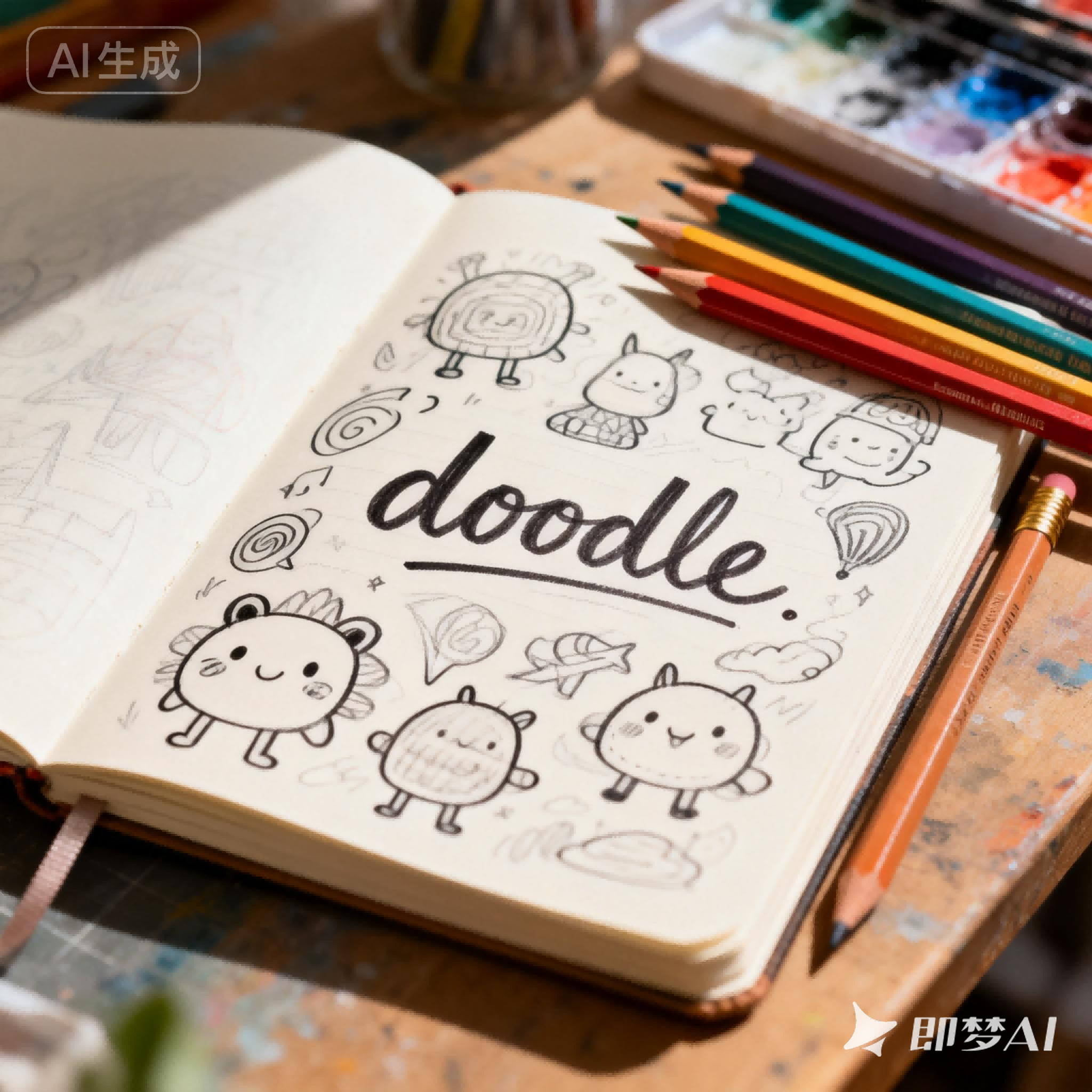 doodle是什么意思_doodle怎么读_音标'du-dl