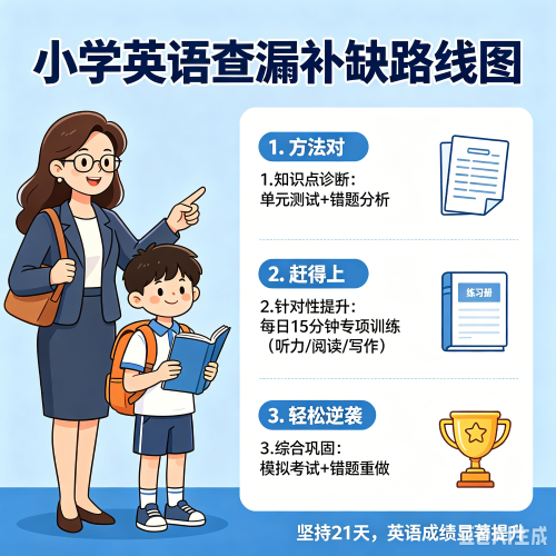 3到6年级英语没学好应该怎么办呀
