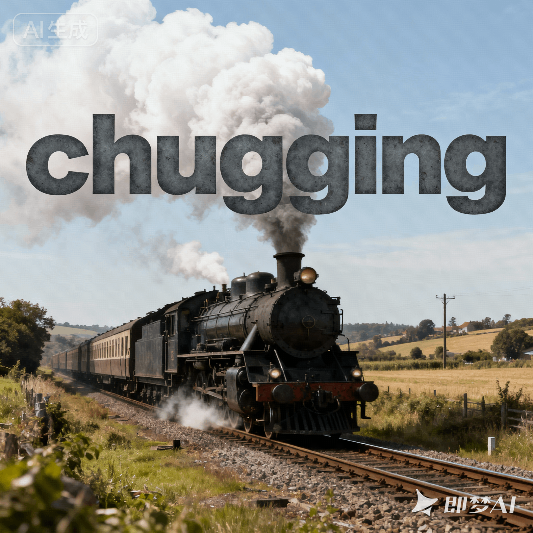 chugging是什么意思_chugging怎么读_音标'tʃʌgɪŋ