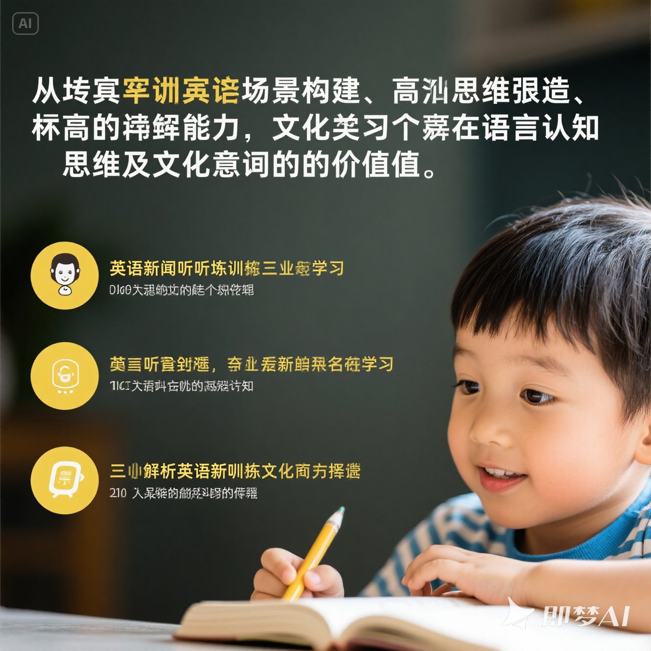 英语新闻听力训练对少儿解决？