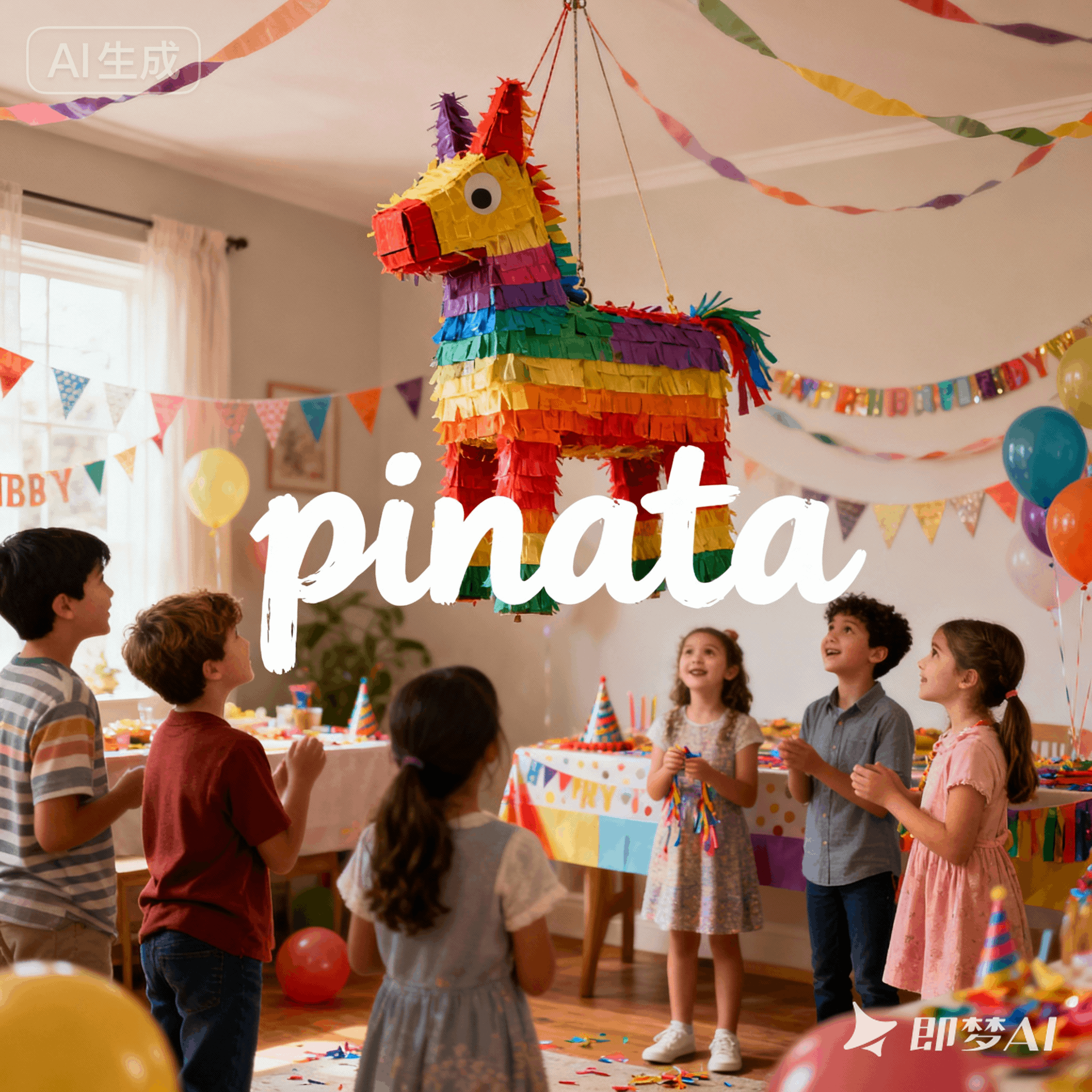 pinata是什么意思_pinata怎么读_音标pɪ'nɑ-tə