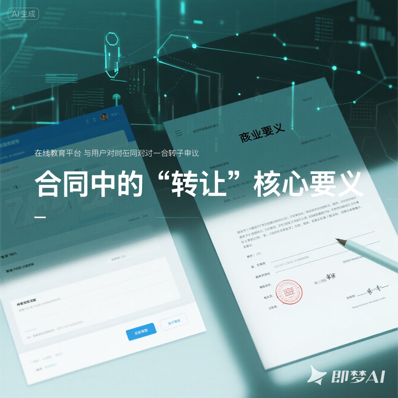 合同中的 “转让” 是什么意思？