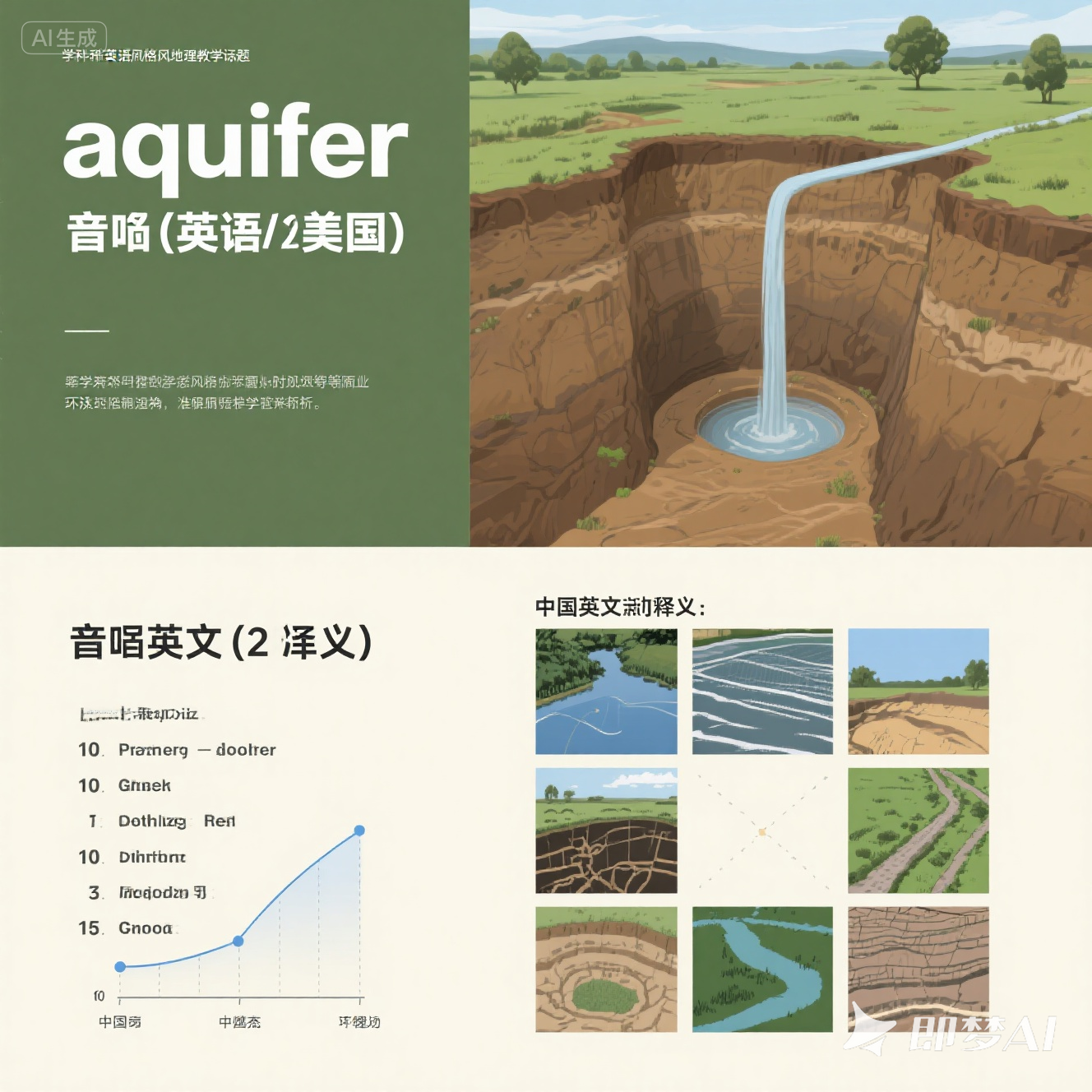 aquifer 是什么意思_aquifer 怎么读_音标ˈækwɪfə(r)