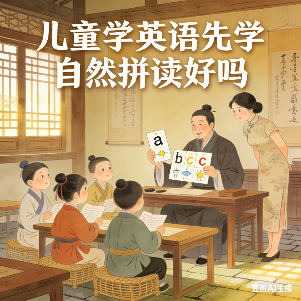 儿童学英语先学自然拼读好吗