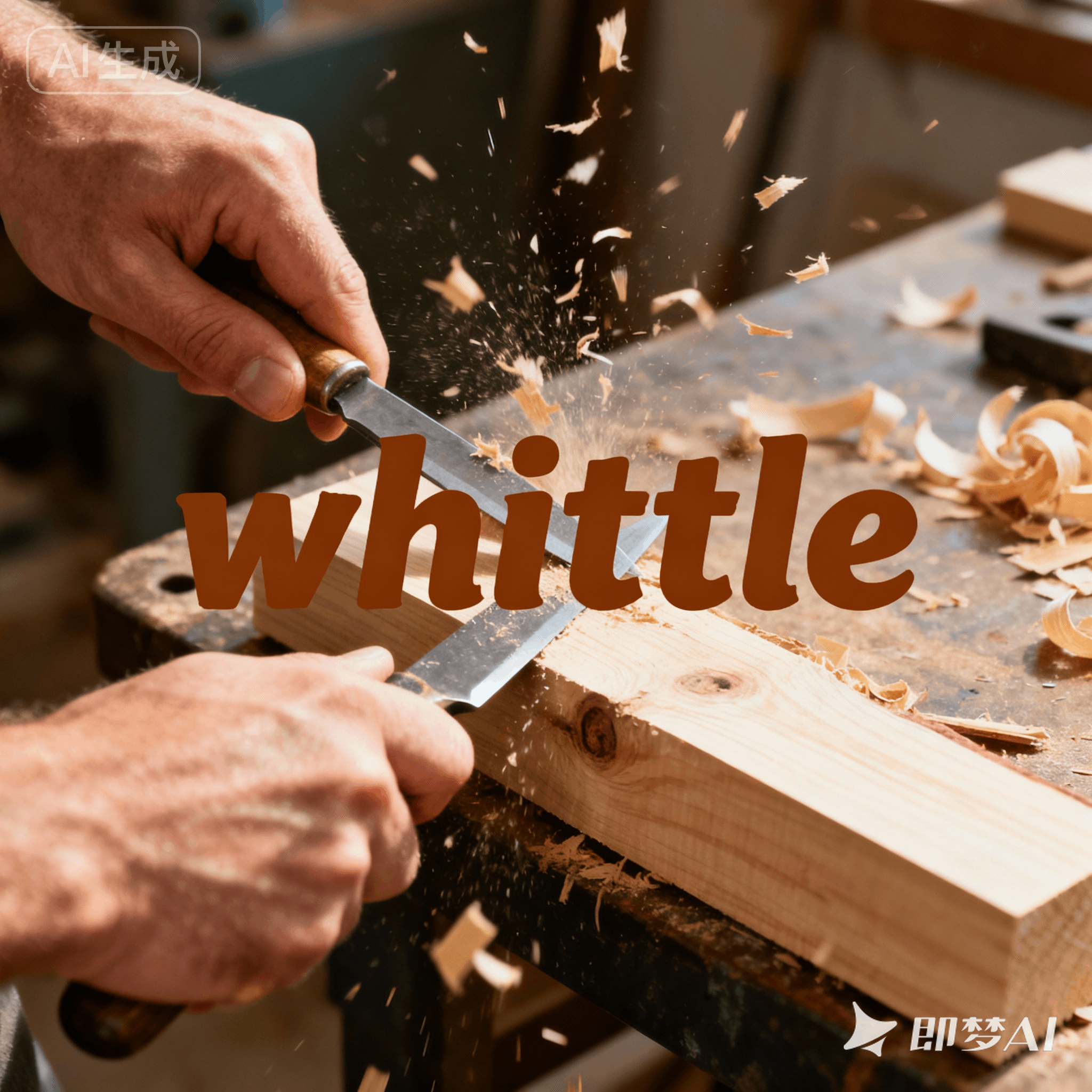 whittle是什么意思_whittle怎么读_音标'wɪtl