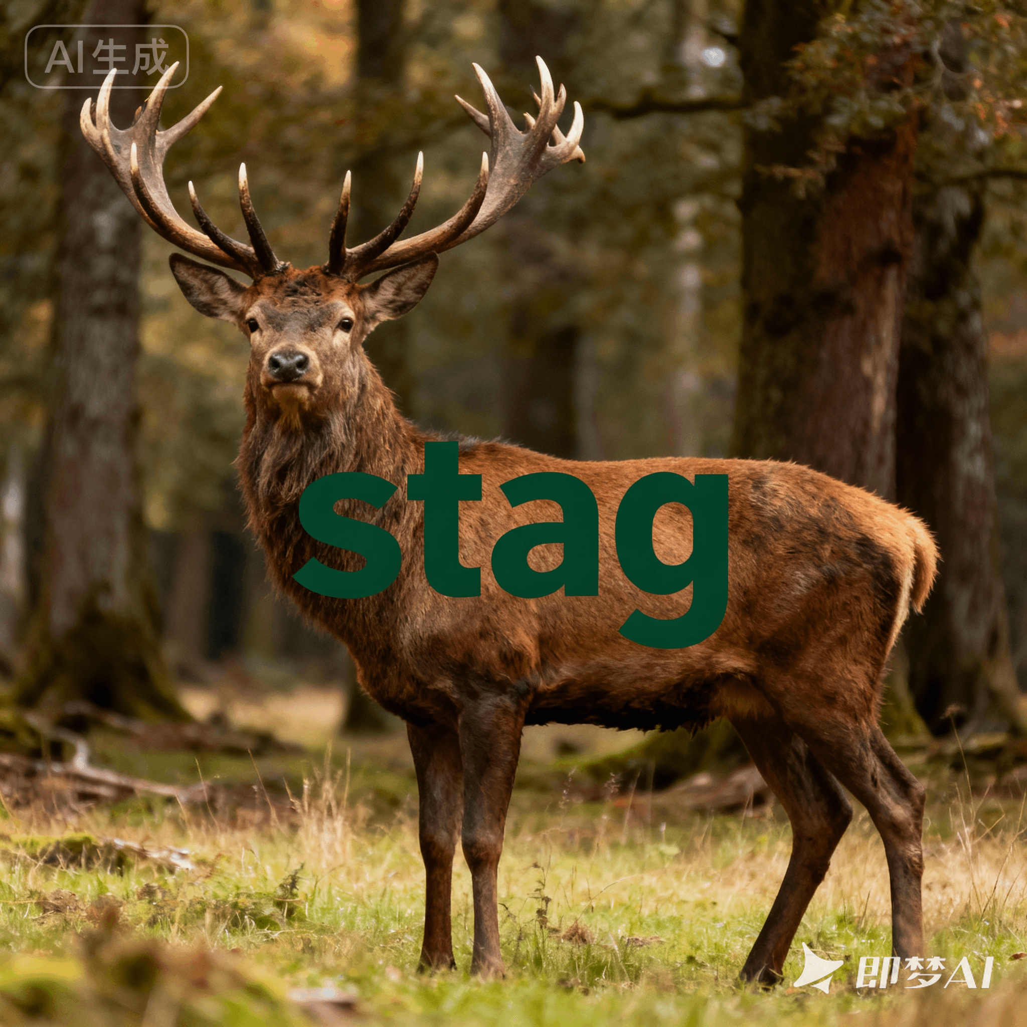 stag是什么意思_stag怎么读_音标stæɡ