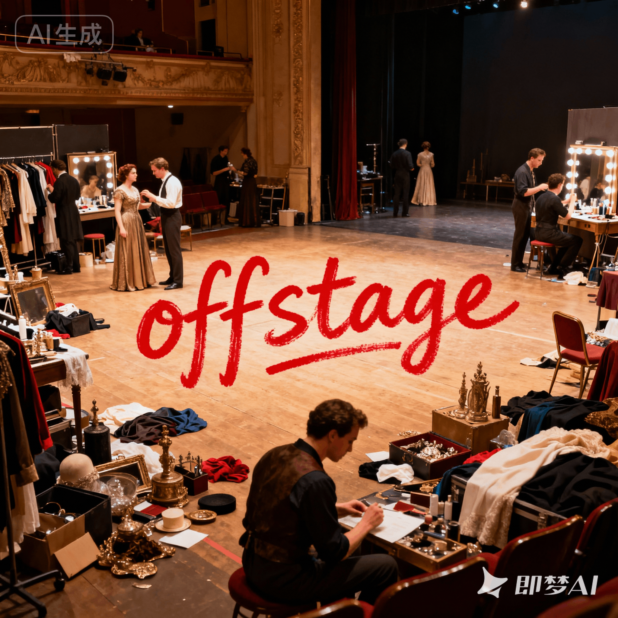 offstage是什么意思_offstage怎么读_音标ˌɒfˈsteɪdʒ