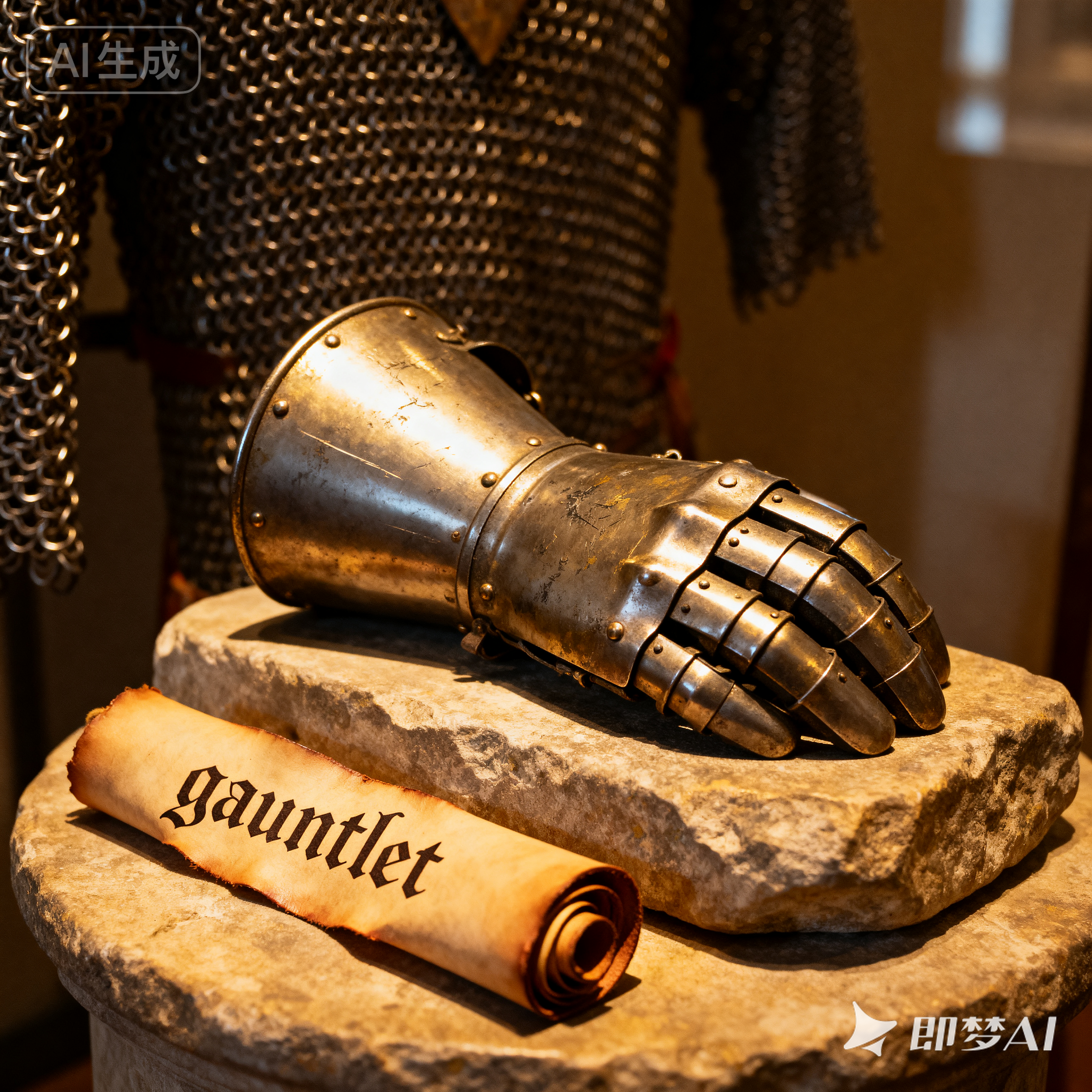 gauntlet是什么意思_gauntlet怎么读_音标ˈgɔ-ntlət
