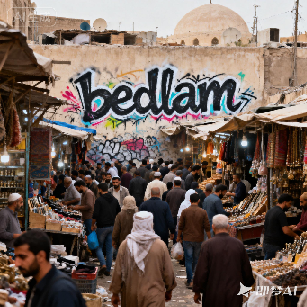 bedlam是什么意思_bedlam怎么读_音标'bedlәm