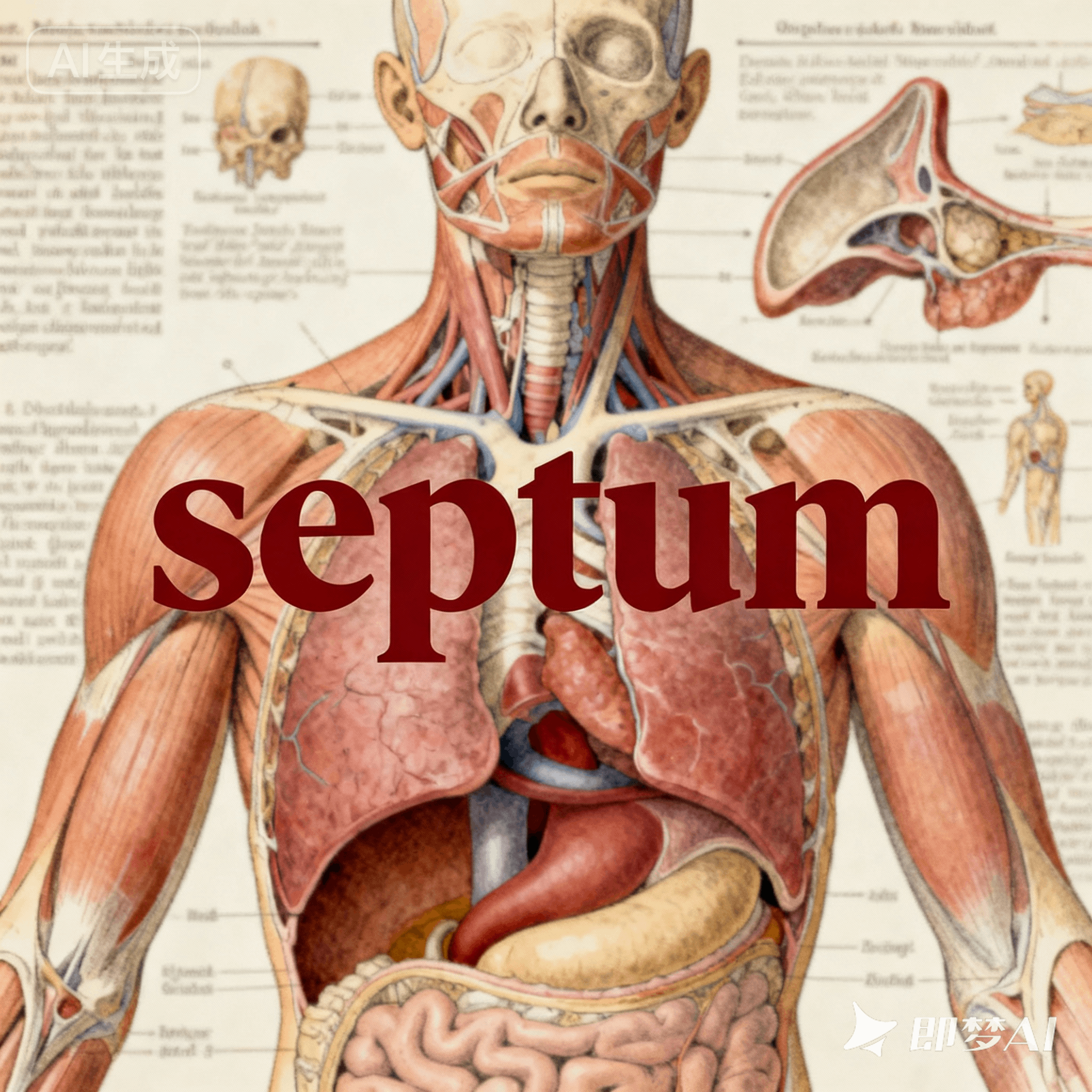 septum是什么意思_septum怎么读_音标ˈseptəm