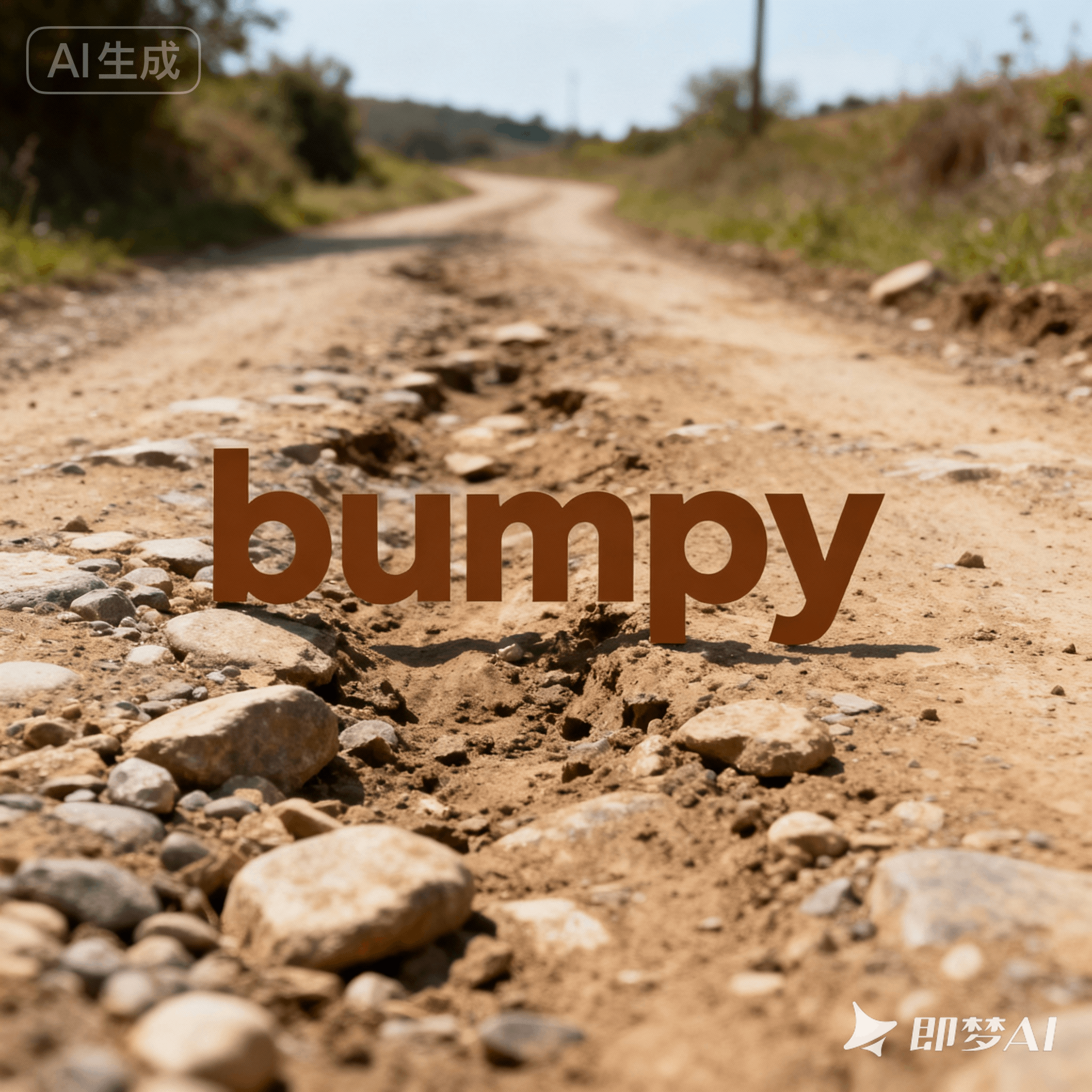 bumpy是什么意思_bumpy怎么读_音标'bʌmpɪ