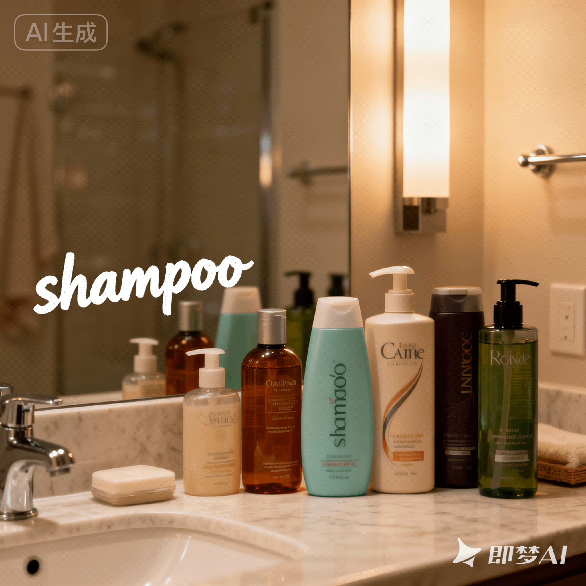 shampoo是什么意思_shampoo怎么读_音标ʃæm'pu-