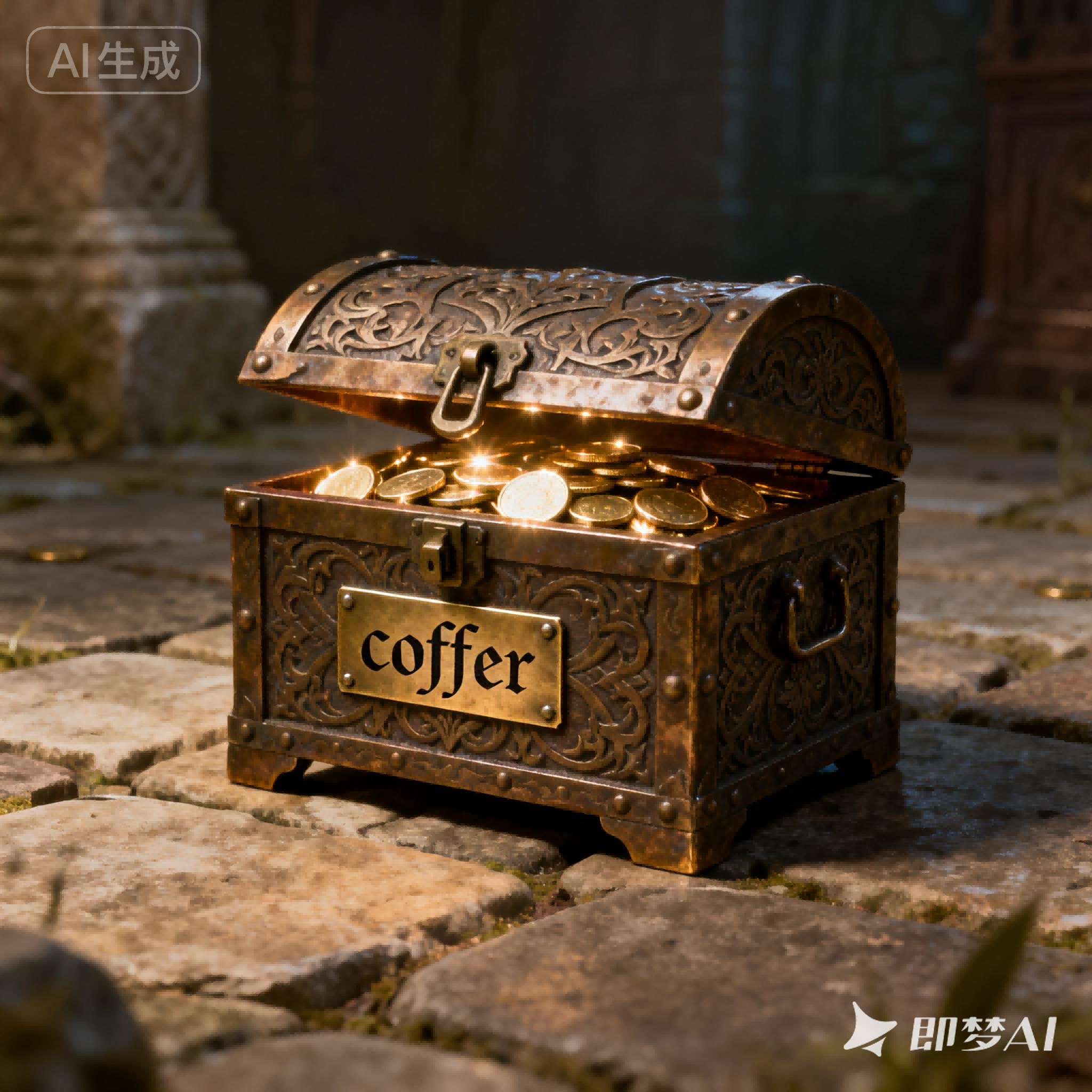 coffer是什么意思_coffer怎么读_音标ˈkɒfə(r)