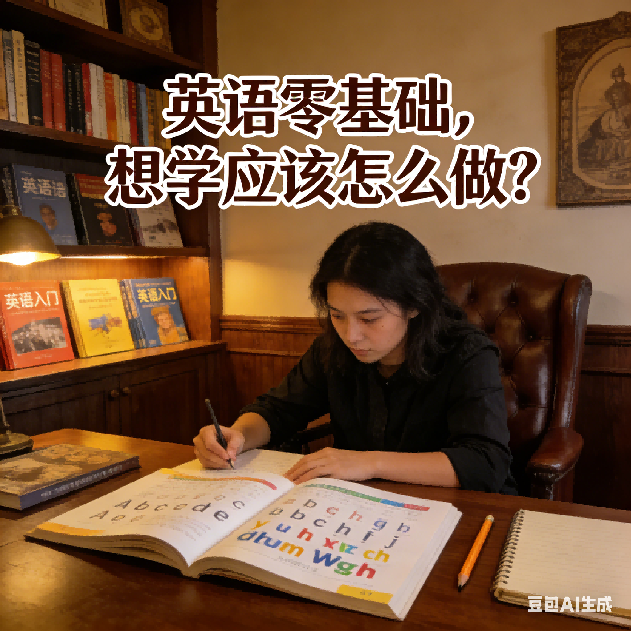 英语零基础，想学应该怎么做？