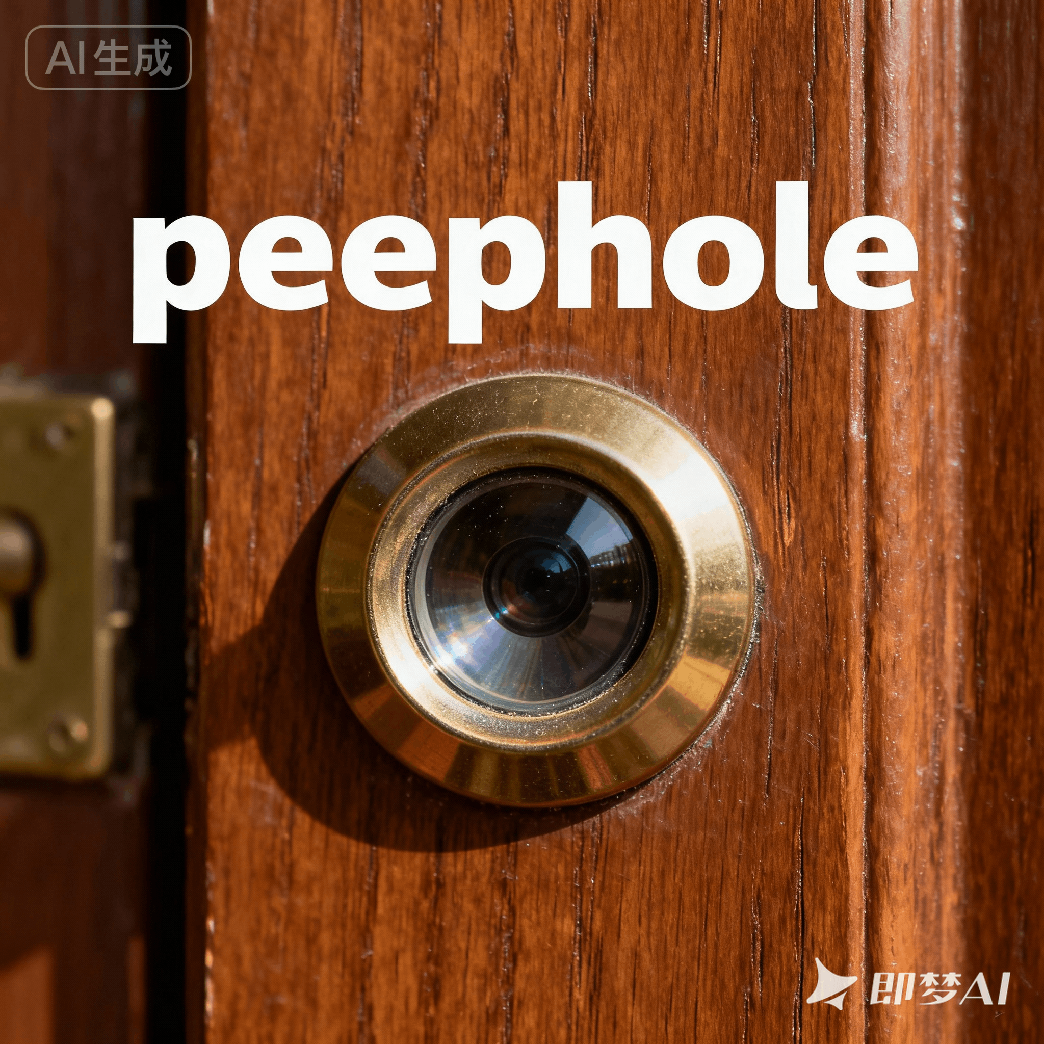 peephole是什么意思_peephole怎么读_音标ˈpi-phəʊl