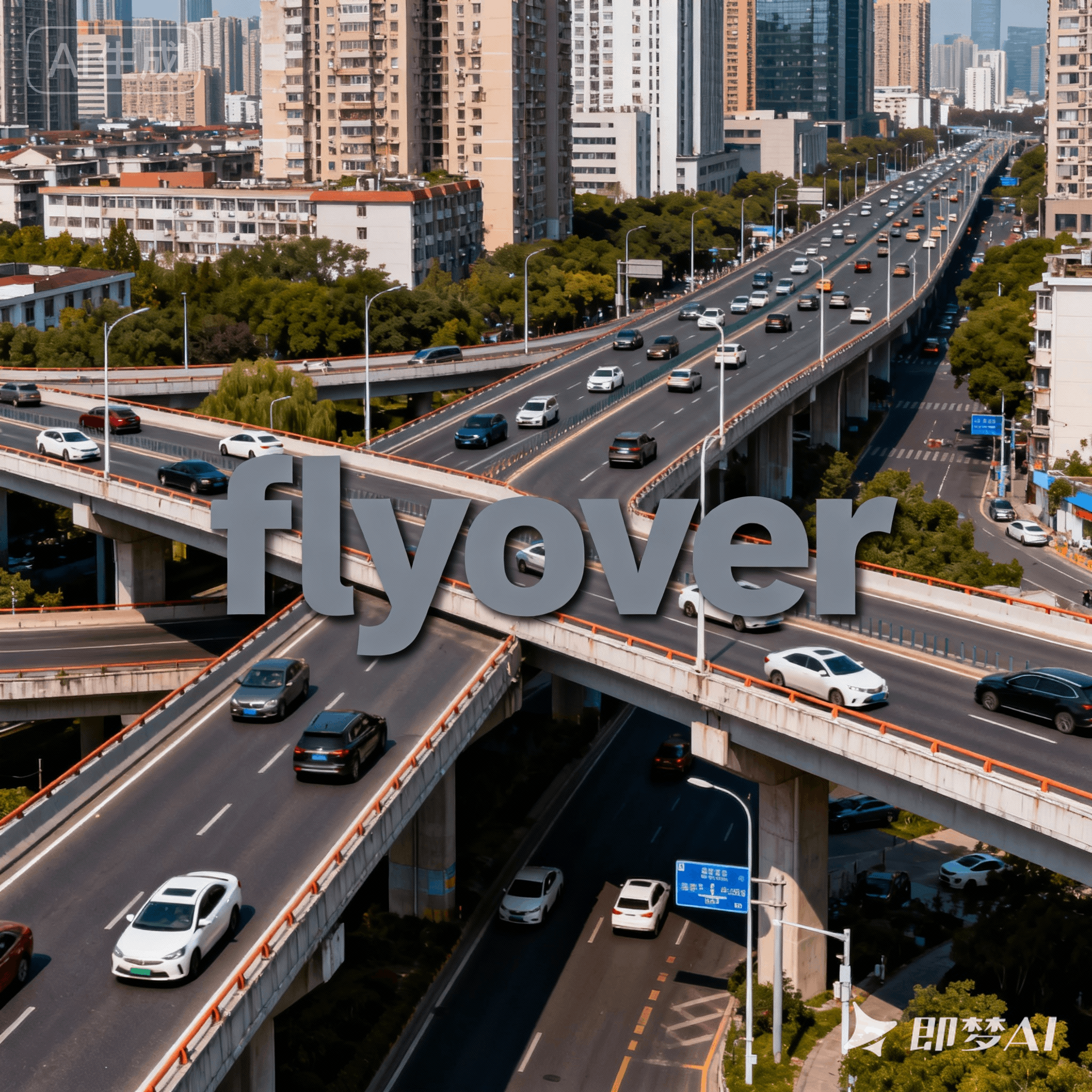 flyover是什么意思_flyover怎么读_音标ˈflaɪəʊvə(r)