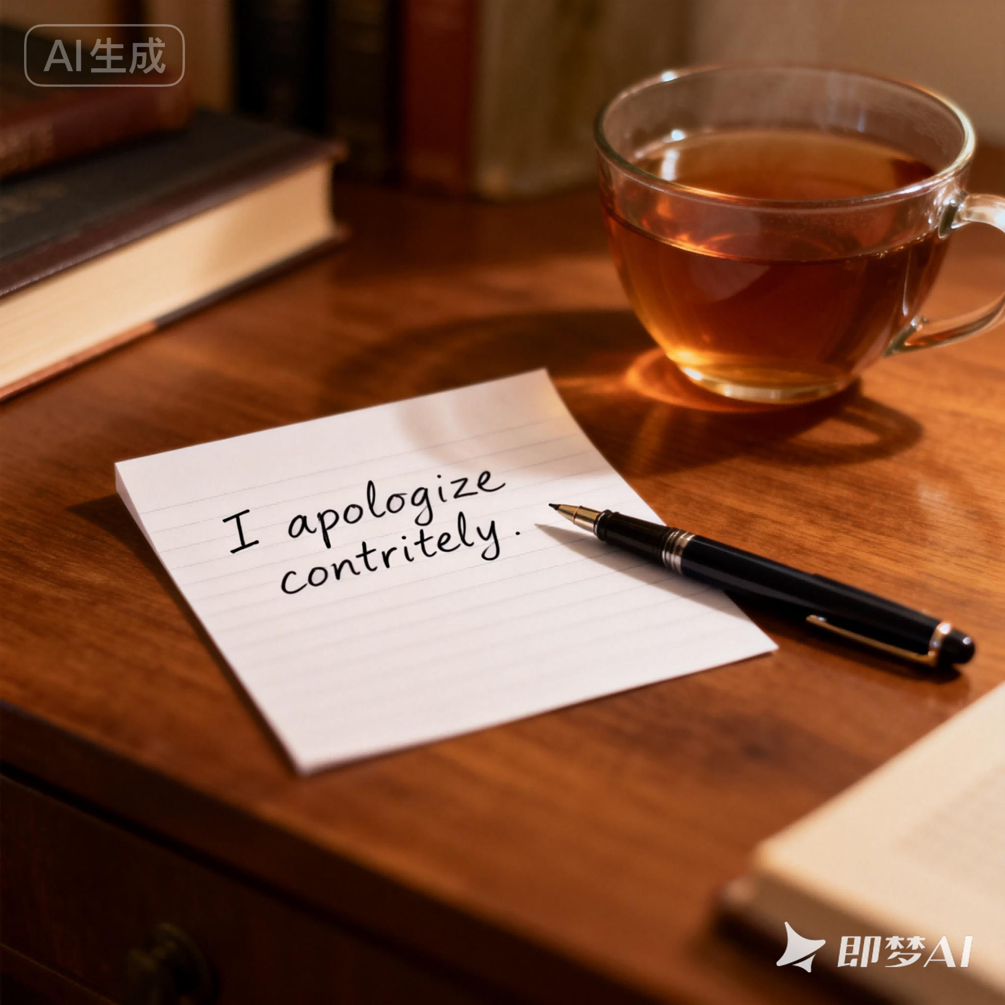 contritely是什么意思_contritely怎么读_音标'kɔntraitli