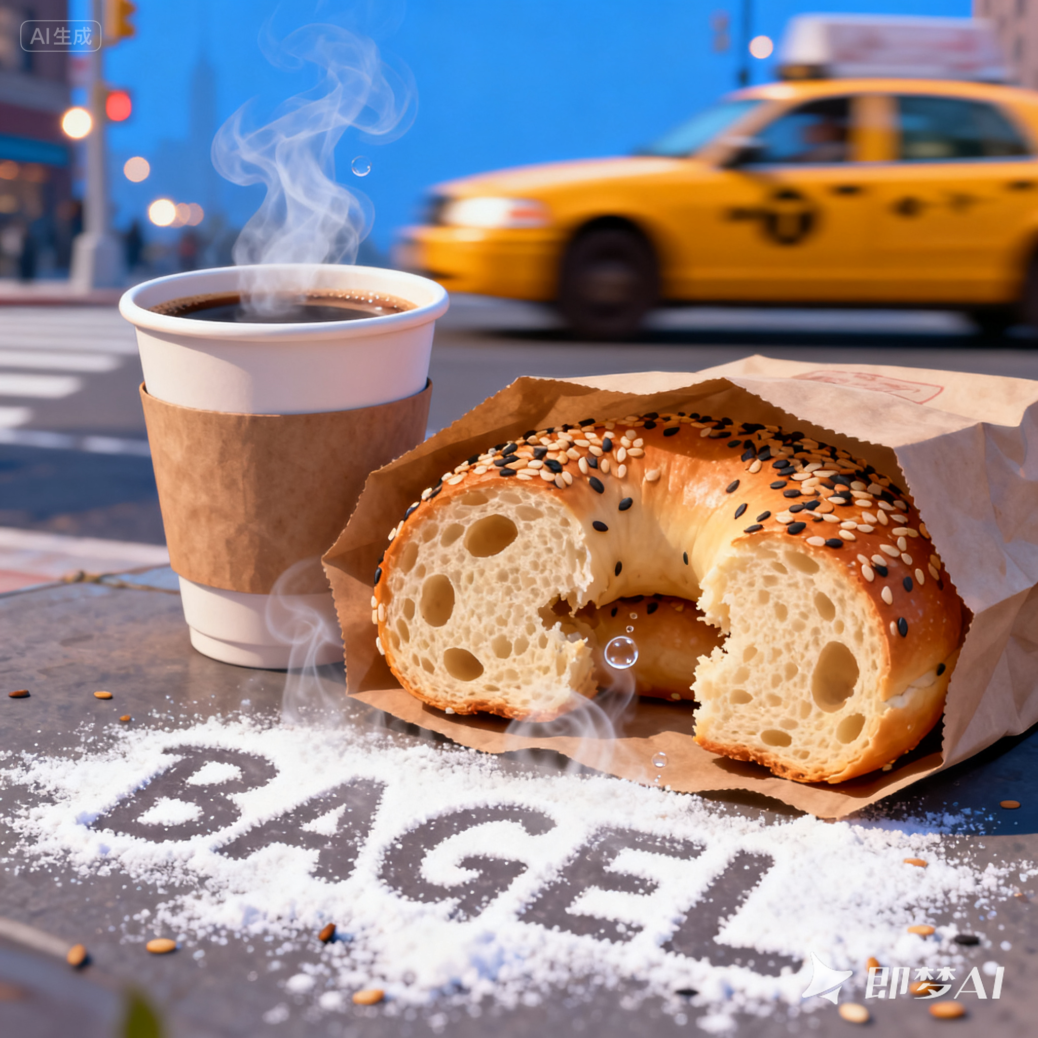 bagel是什么意思_bagel怎么读_音标ˈbeɪgl