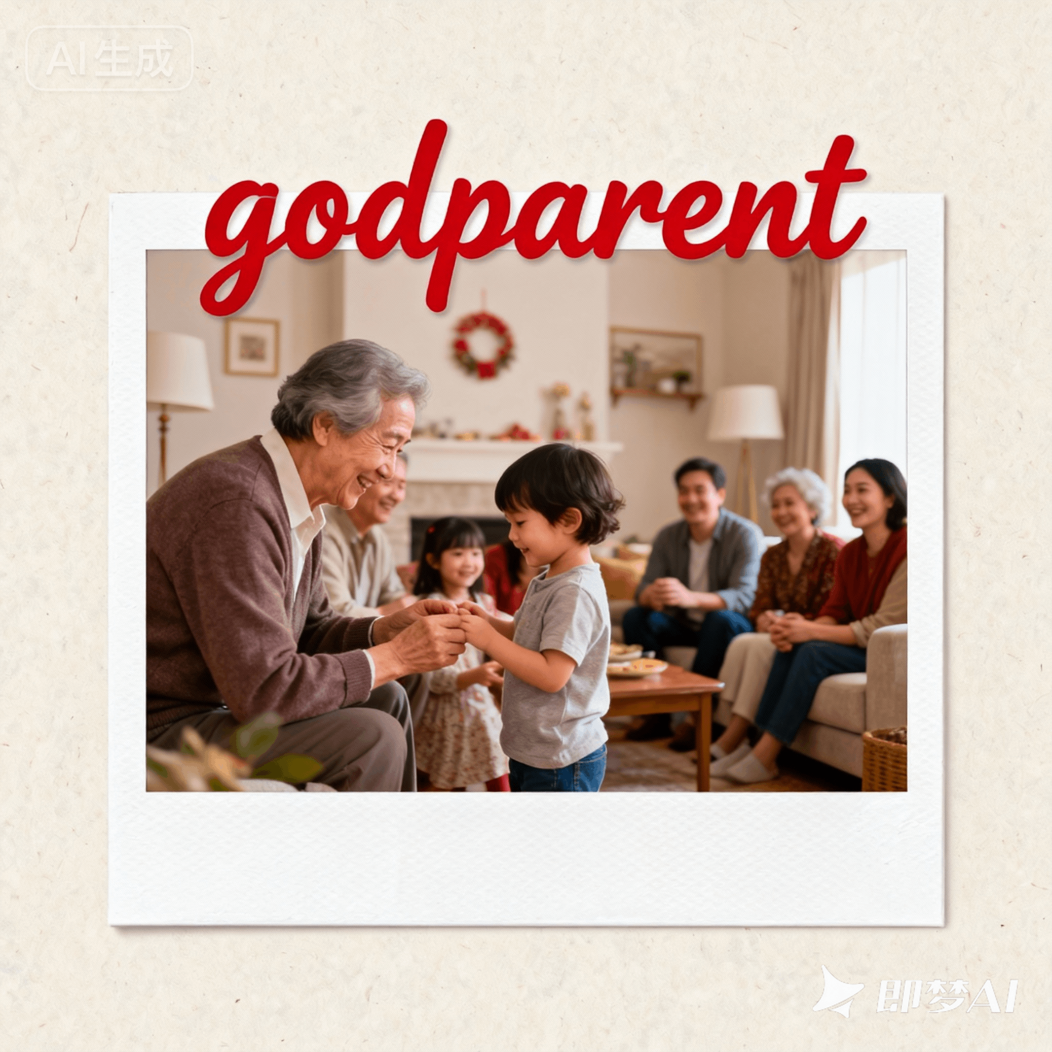 godparent是什么意思_godparent怎么读_音标ˈgɒdˌpeərənt, -ˌpær-