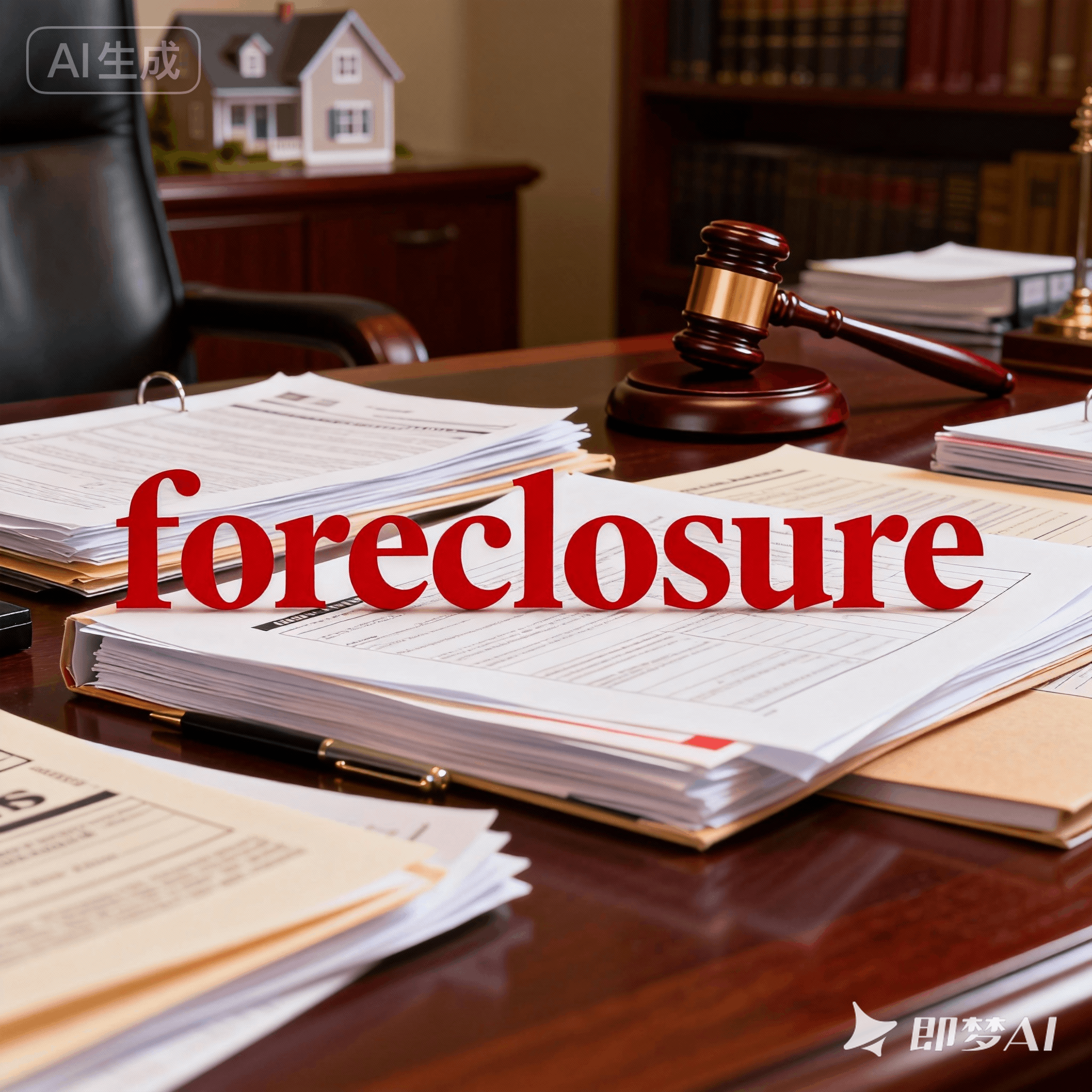 foreclosure是什么意思_foreclosure怎么读_音标fɔ-ˈkləʊʒə(r)