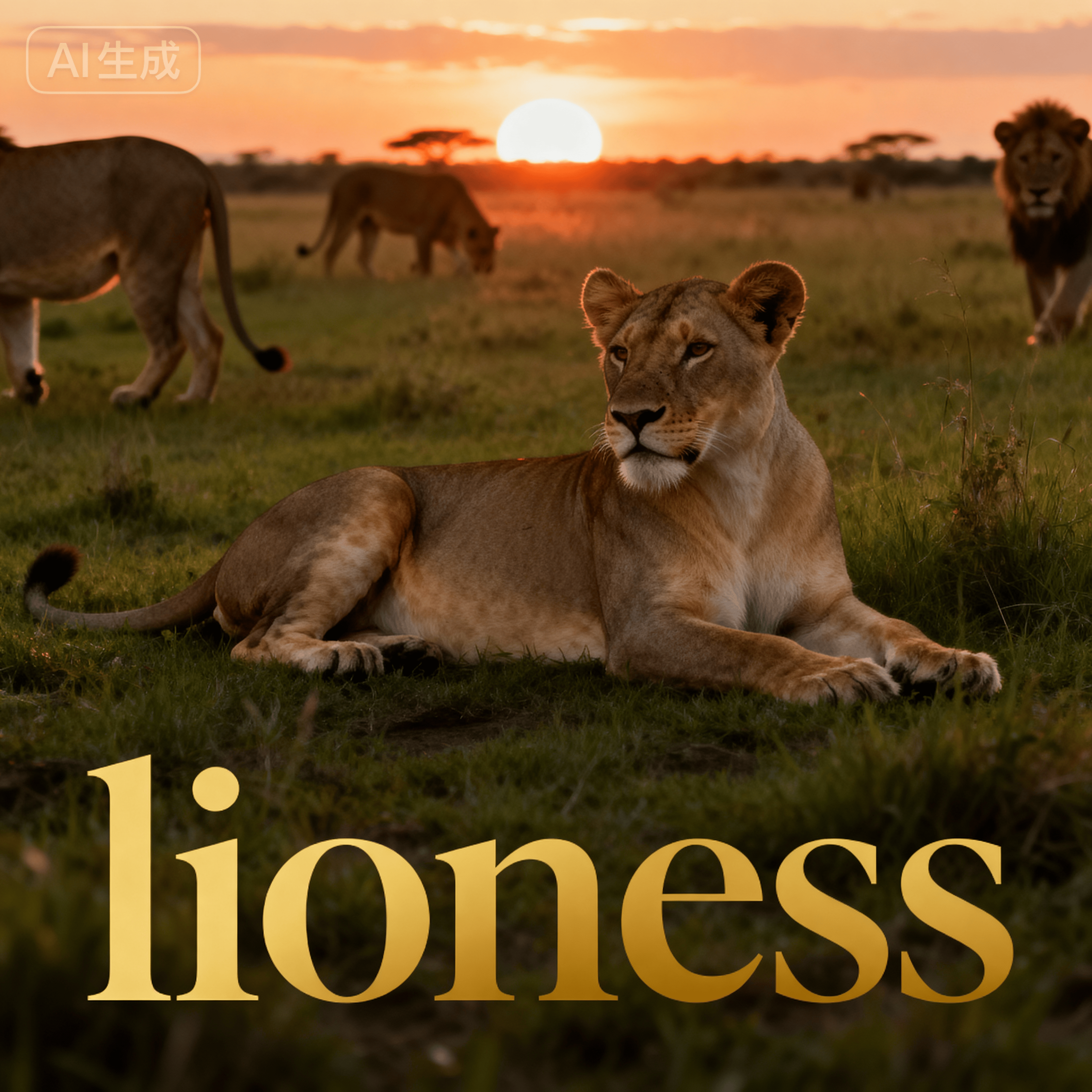 lioness是什么意思_lioness怎么读_音标ˈlaɪənes