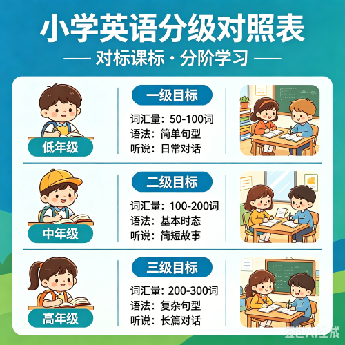 小学的英语水平属于什么等级的
