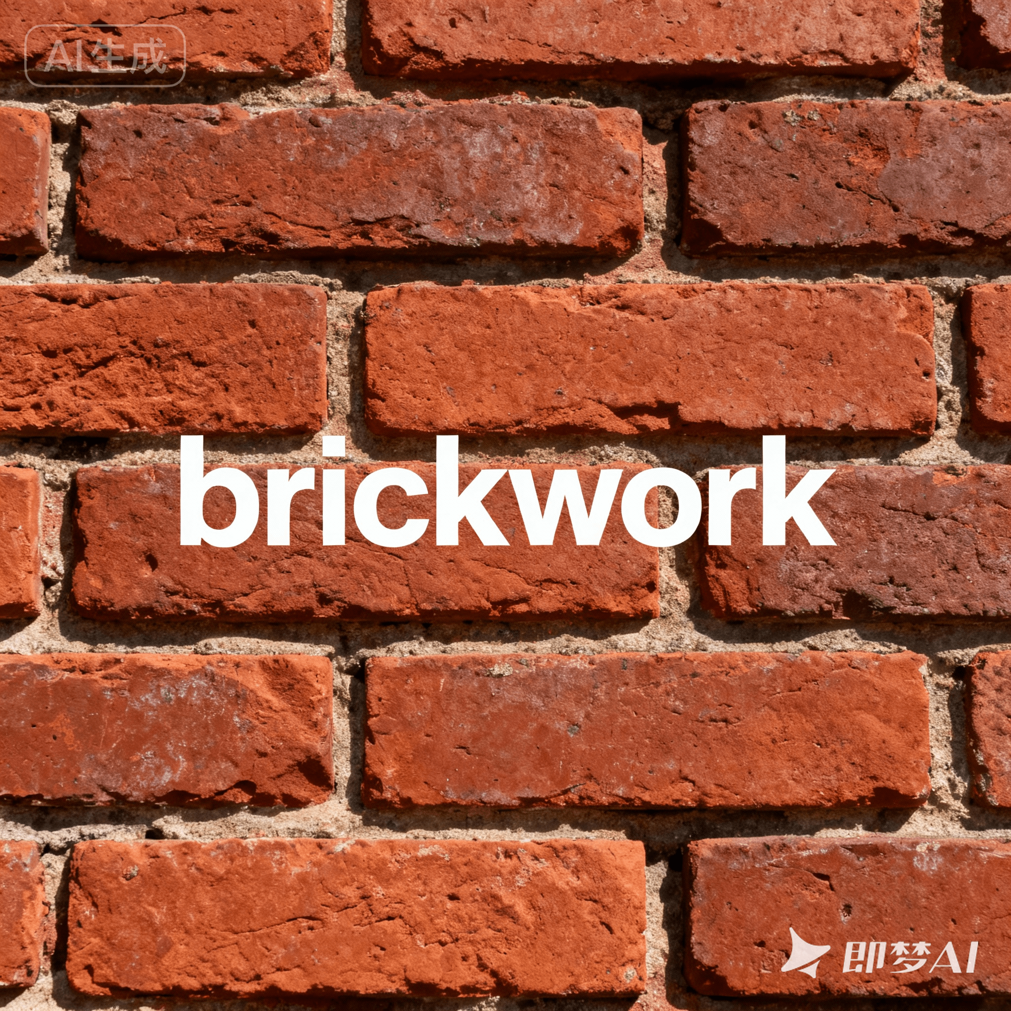 brickwork是什么意思_brickwork怎么读_音标ˈbrɪkwɜ-k