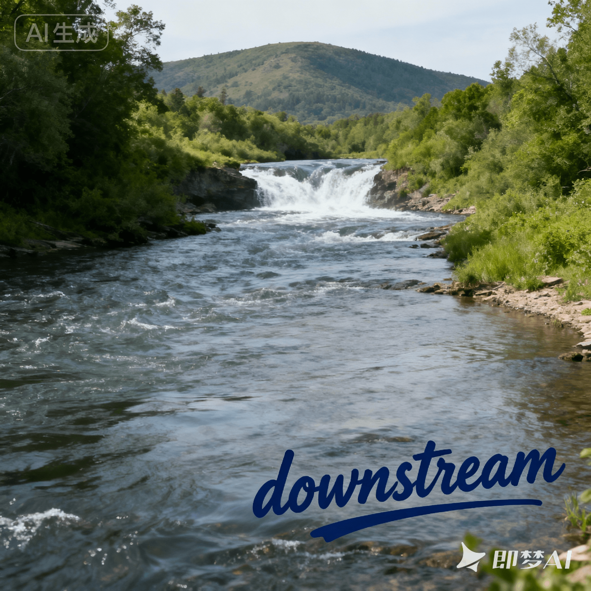 downstream是什么意思_downstream怎么读_音标ˌdaʊnˈstri-m