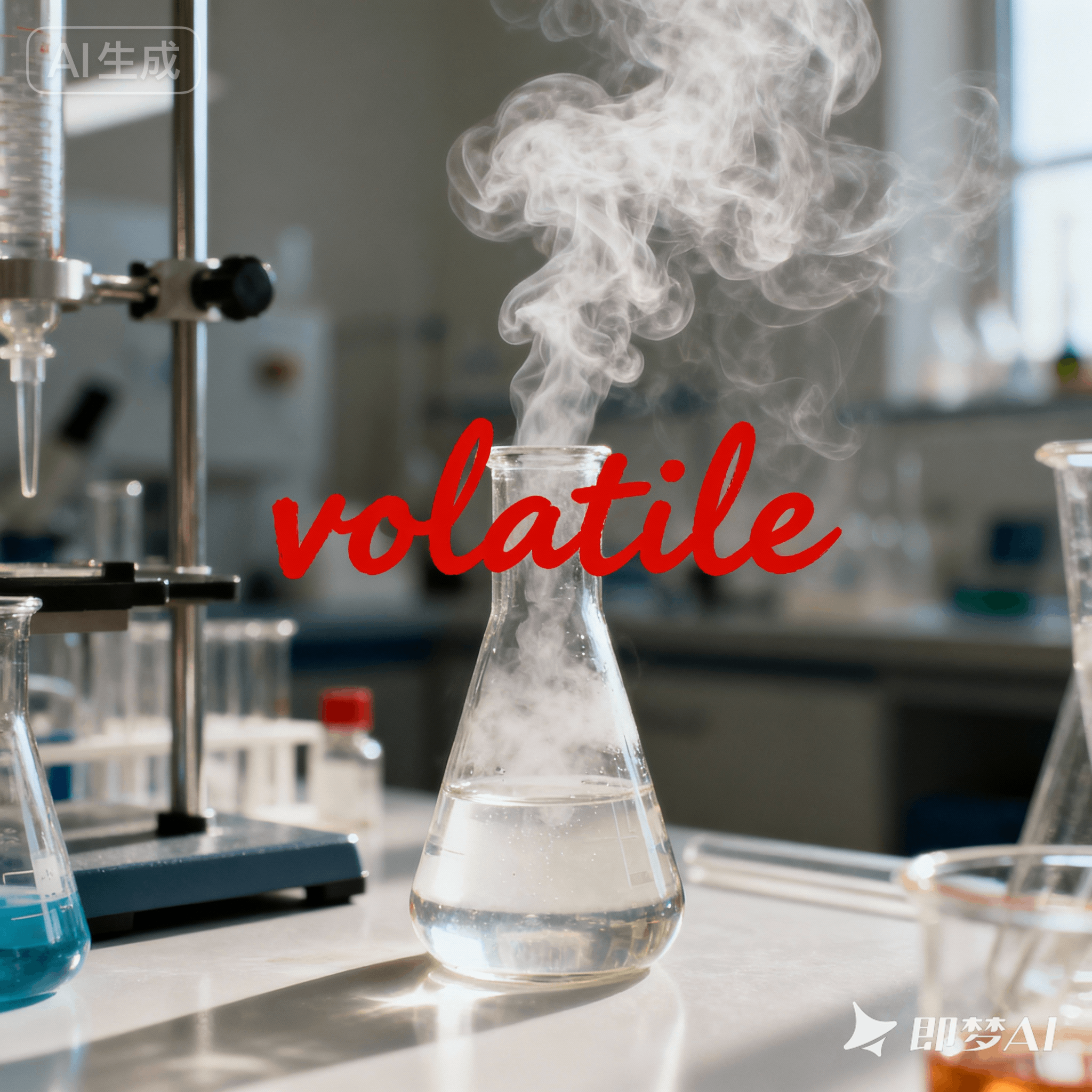 volatile是什么意思_volatile怎么读_音标'vɒlətaɪl