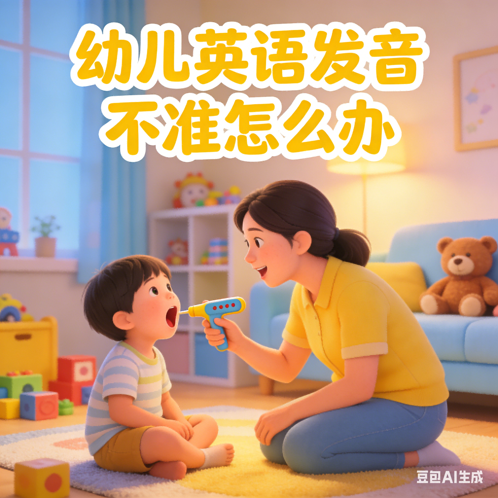 幼儿英语发音不准怎么办