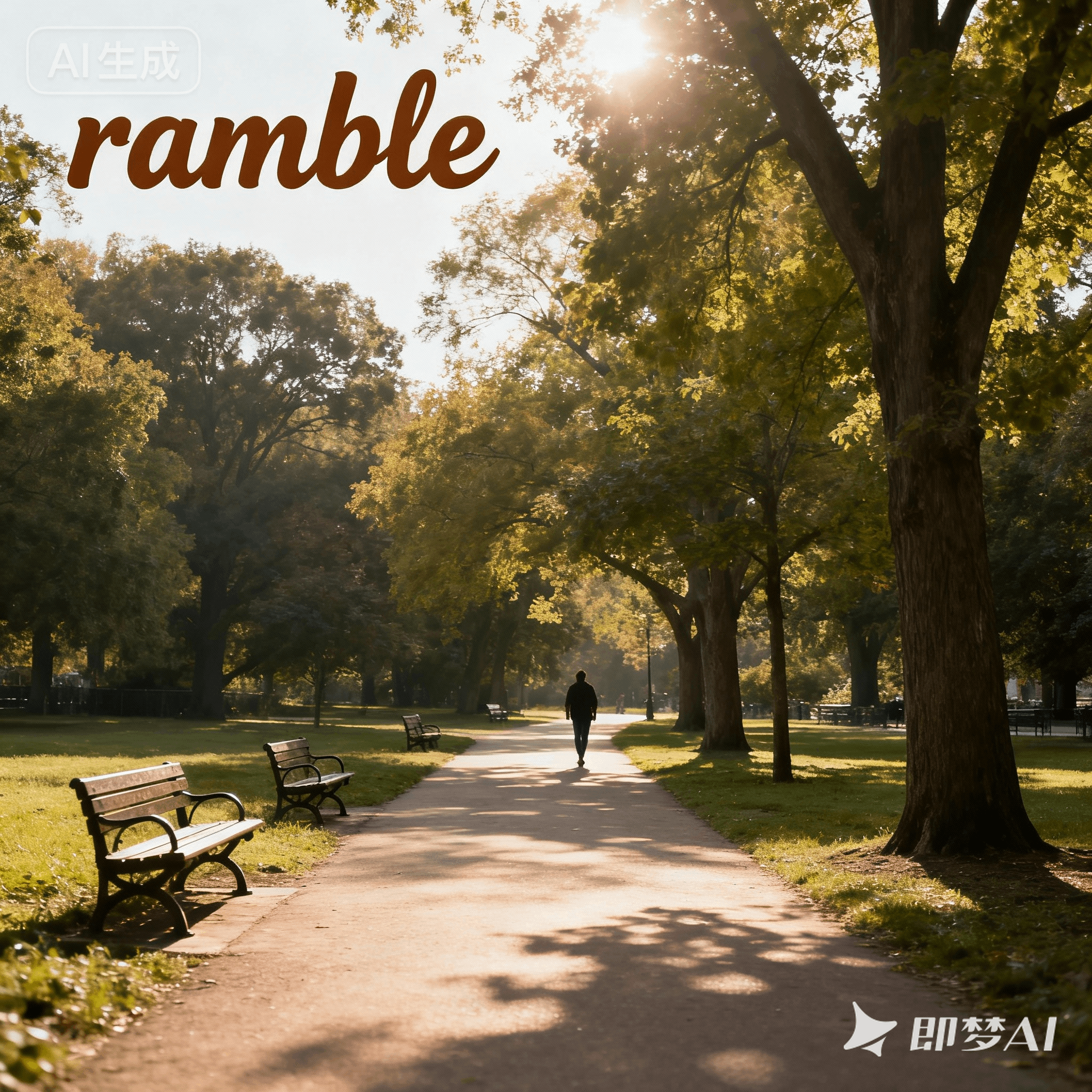 ramble是什么意思_ramble怎么读_音标'ræmbl