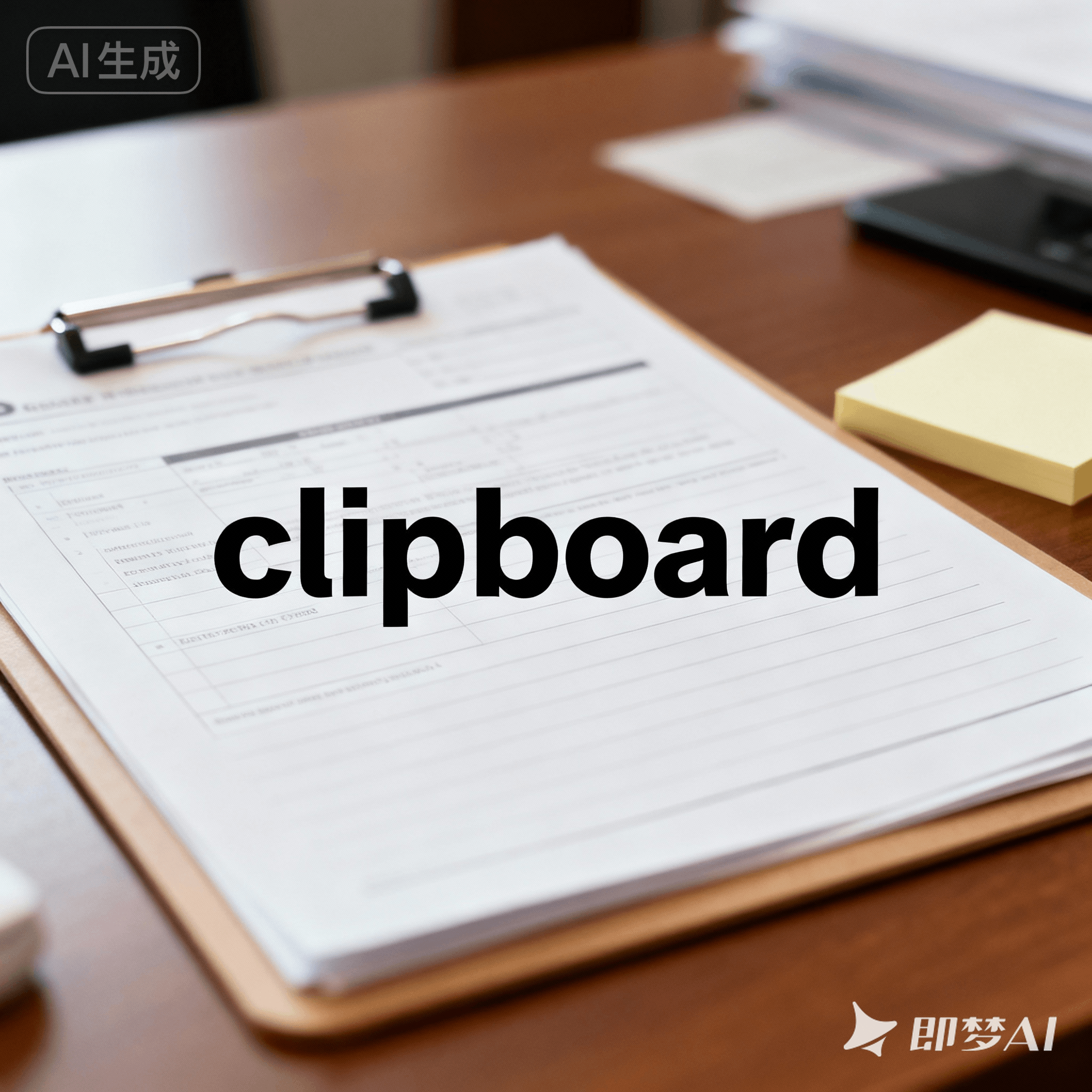 clipboard是什么意思_clipboard怎么读_音标ˈklɪpbɔ-d
