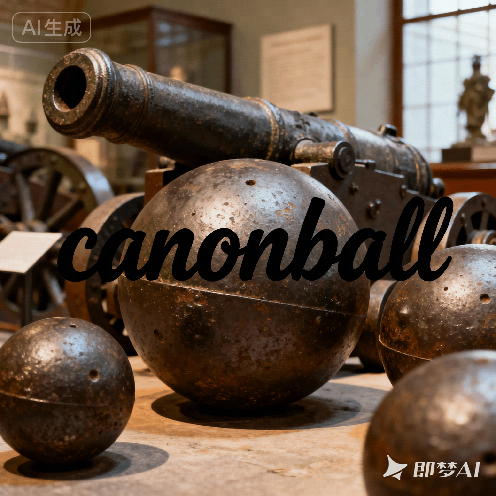 cannonball是什么意思_cannonball怎么读_音标'kænənbɔ-l
