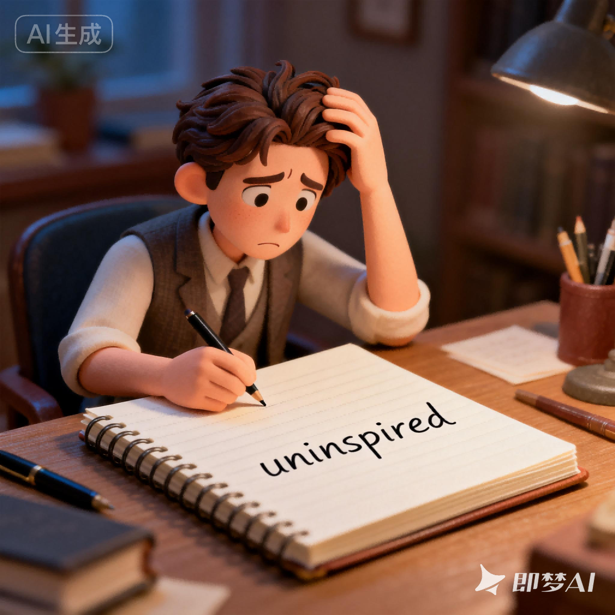 uninspired是什么意思_uninspired怎么读_音标ˌʌnɪnˈspaɪəd