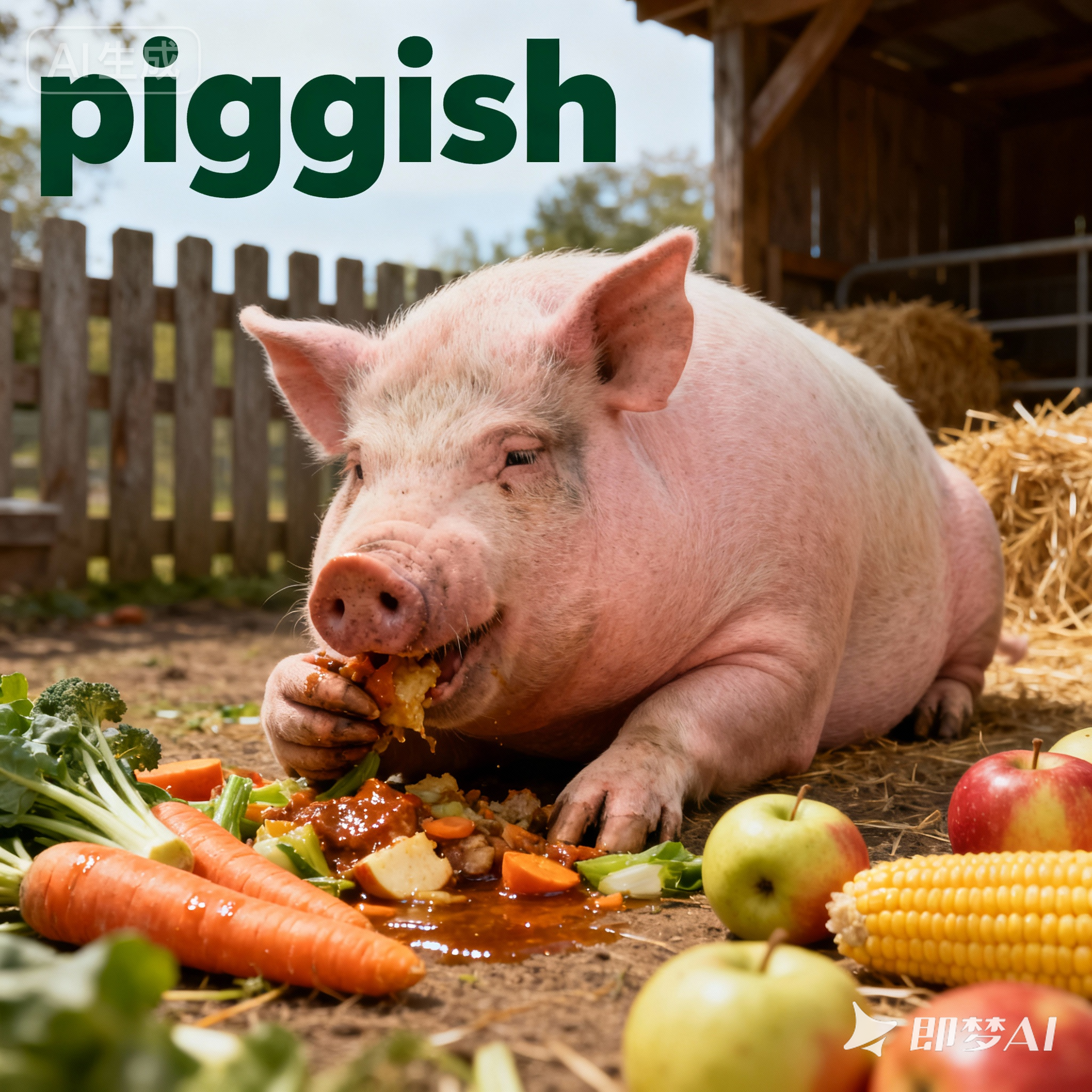 piggish是什么意思_piggish怎么读_音标'pigiʃ